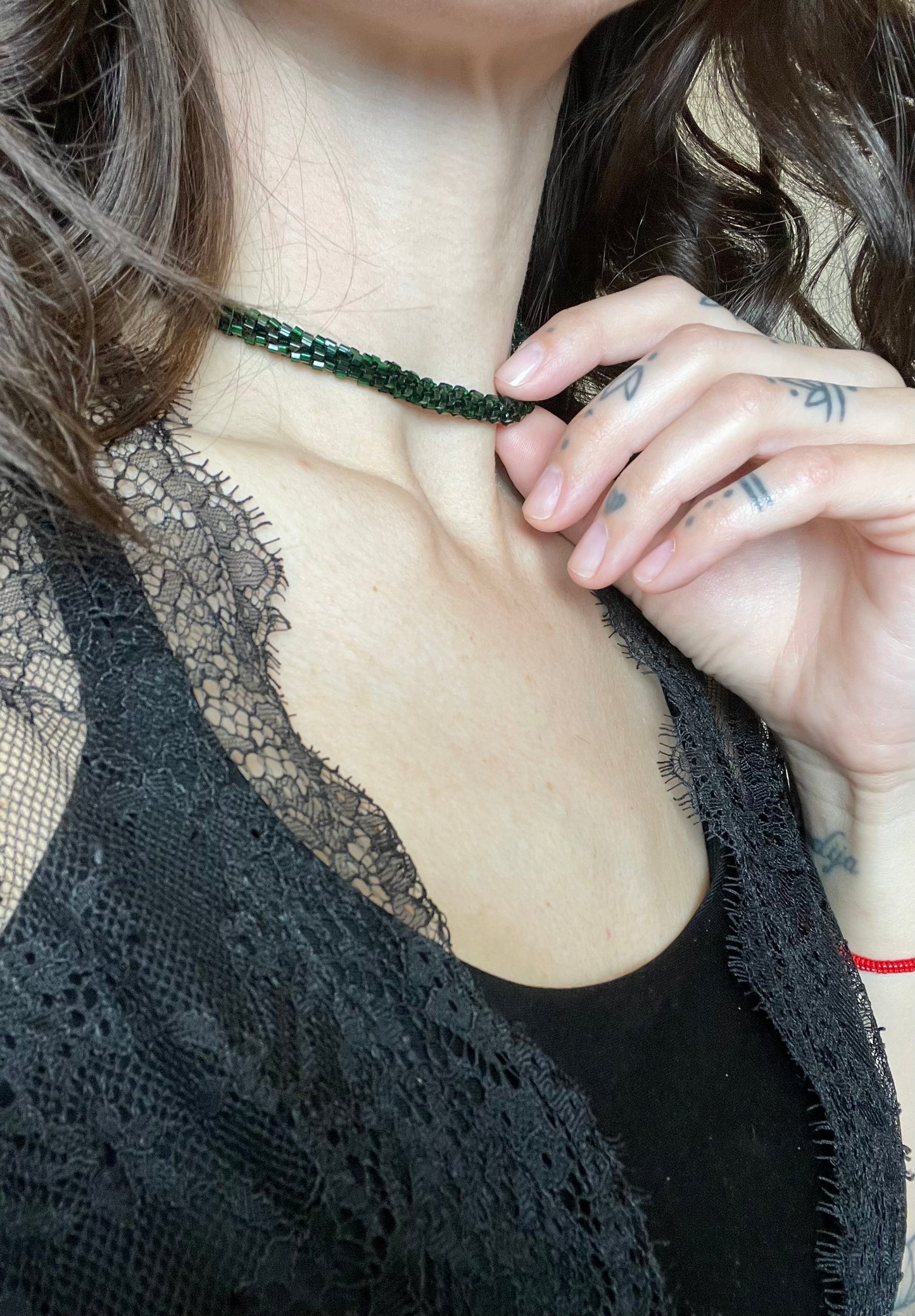 Choker that you can also wear as a bracelet