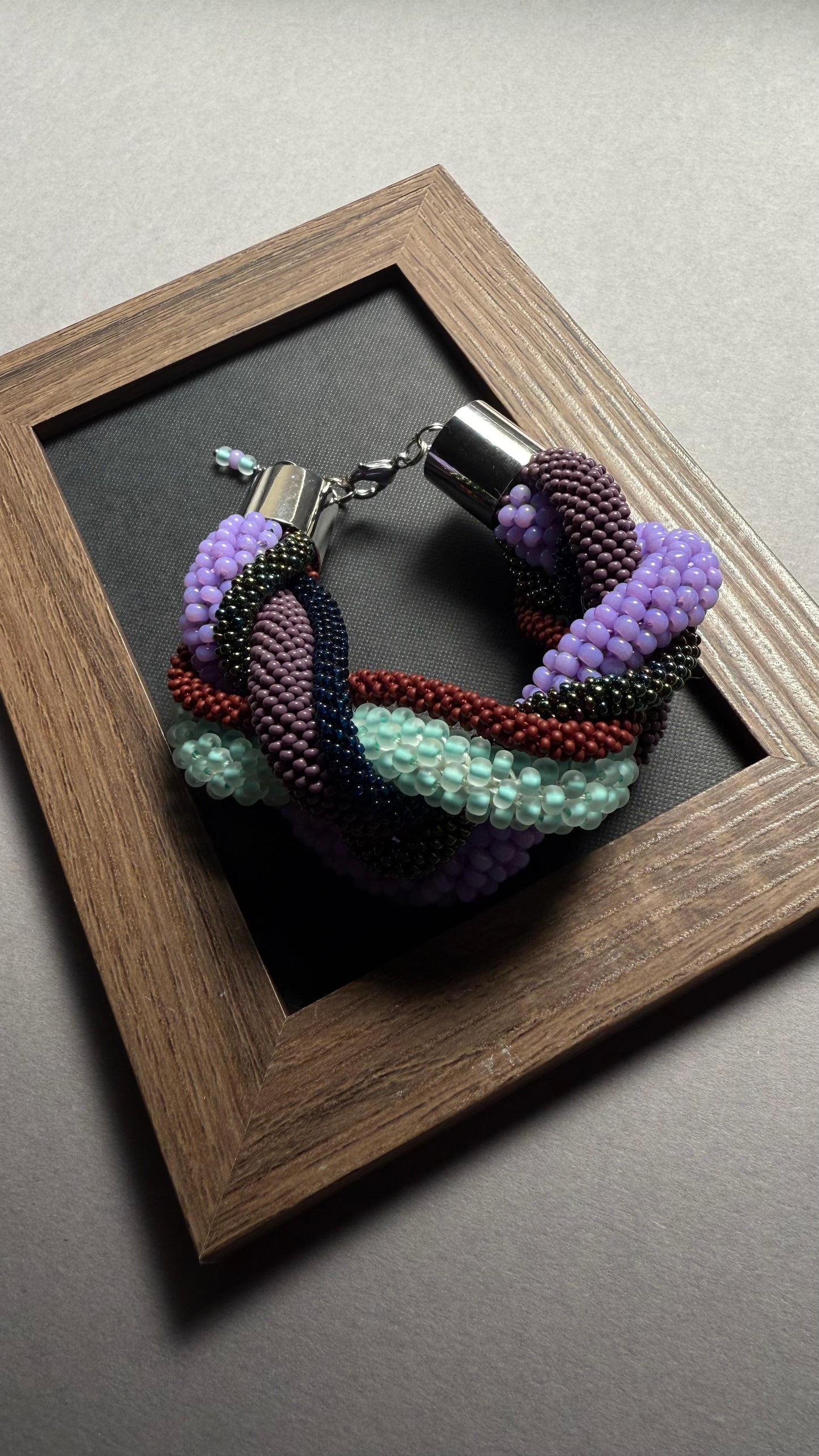 Multicolour Braided Large bracelet