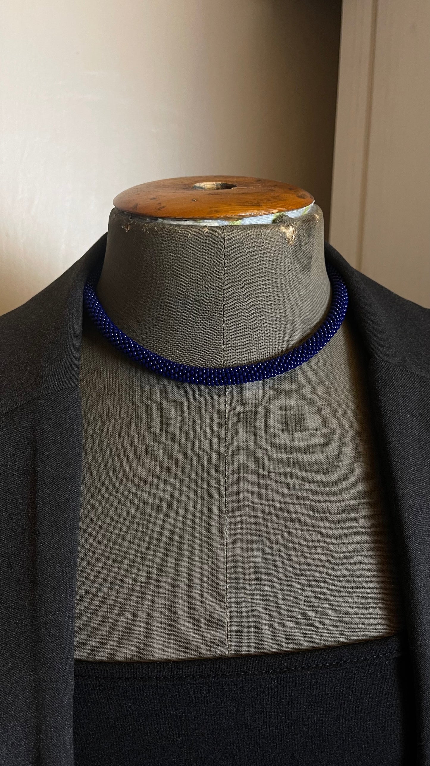 Deep Blue Choker