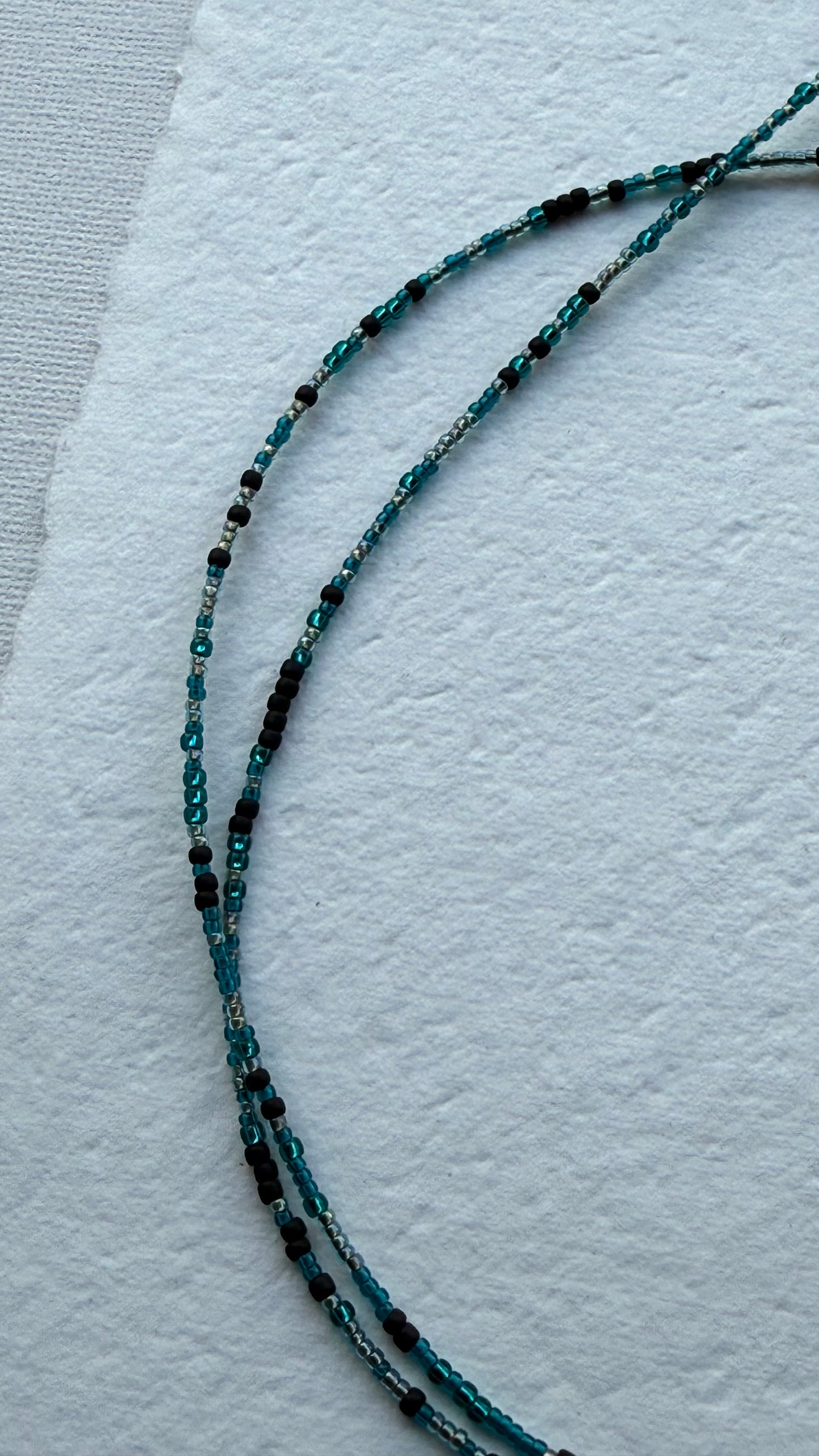 Black and Green Double choker
