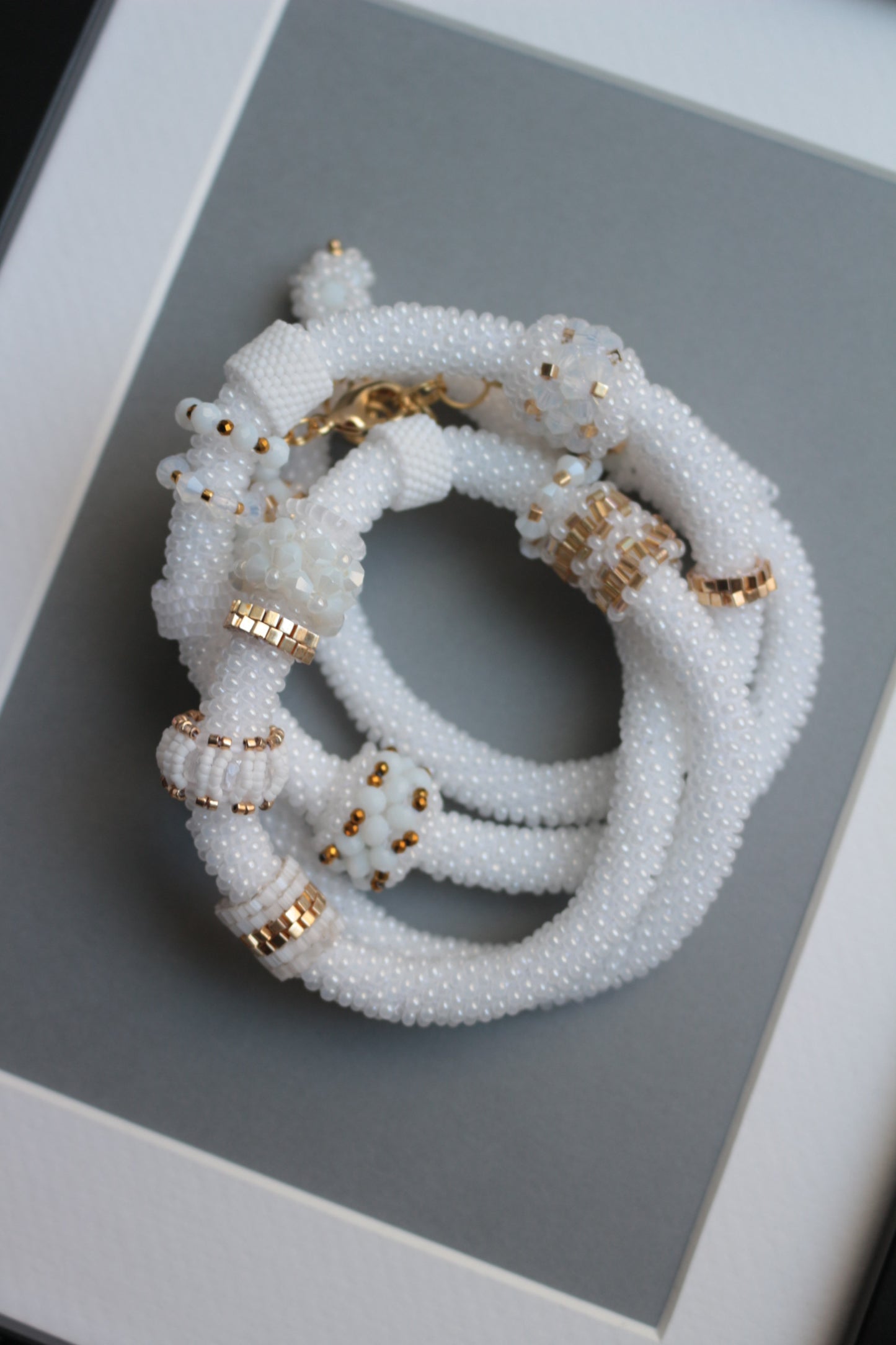 White necklace