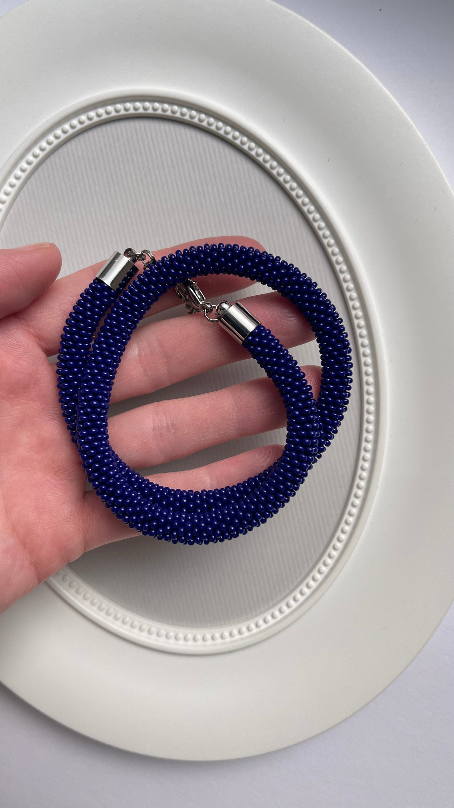 Deep Blue Choker
