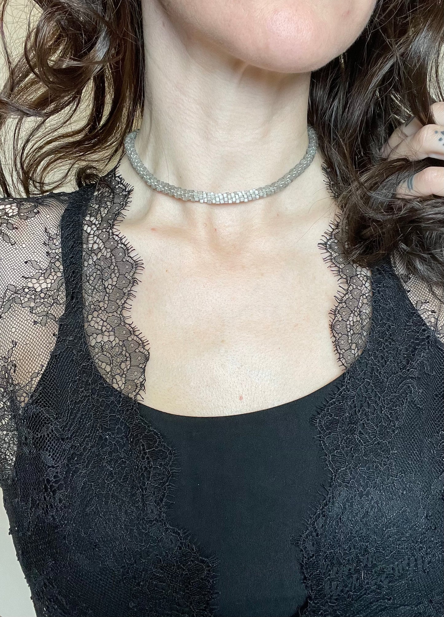 Choker that you can also wear as a bracelet