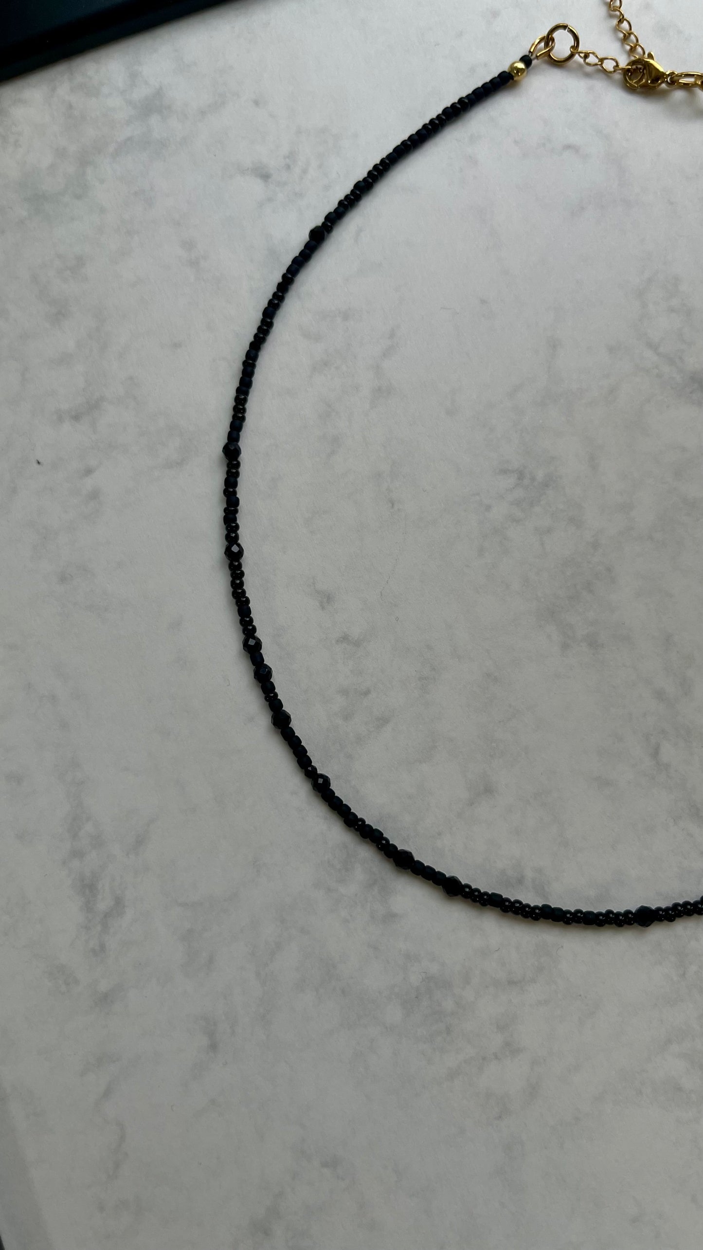 Black every day choker