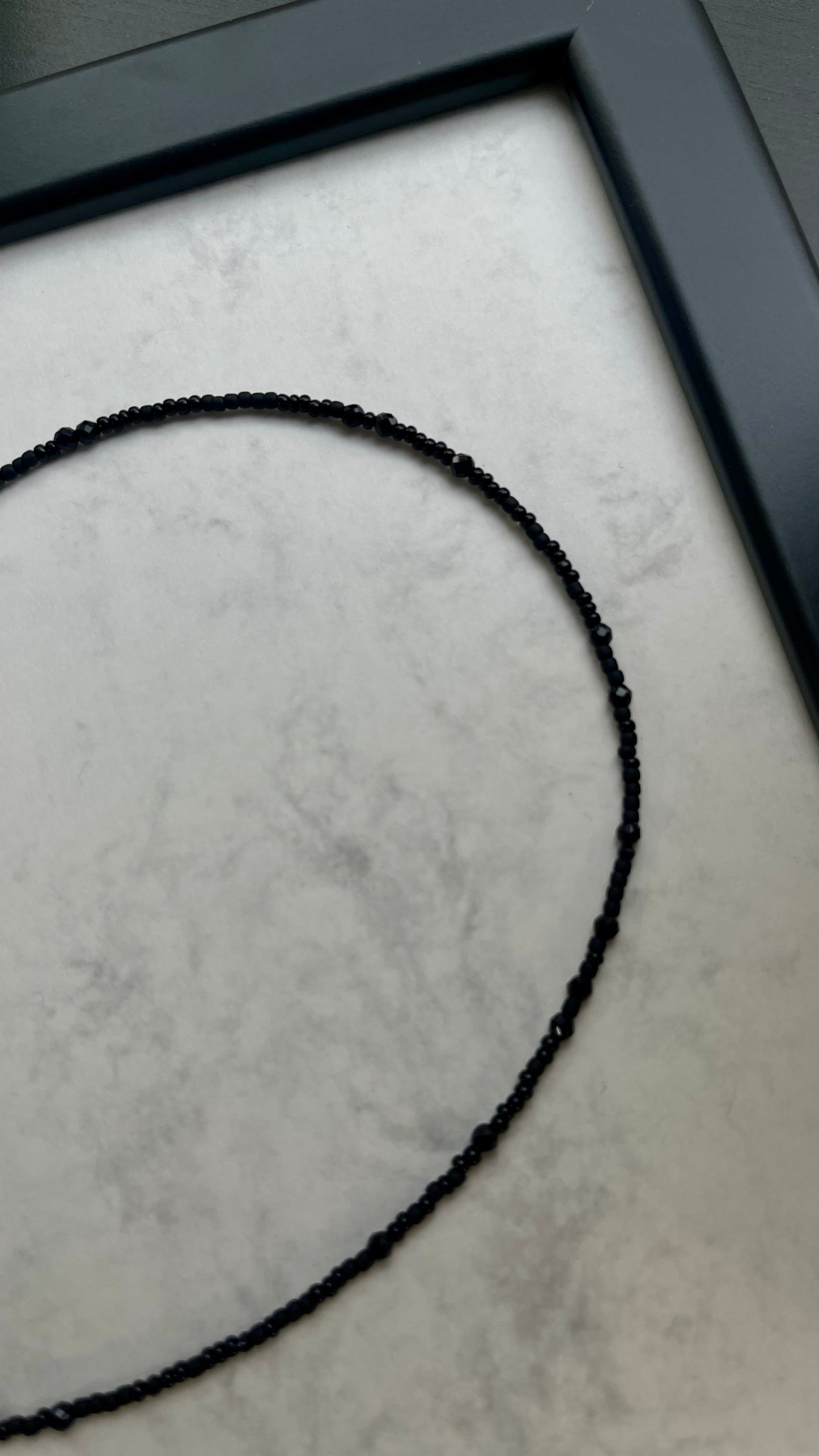 Black every day choker