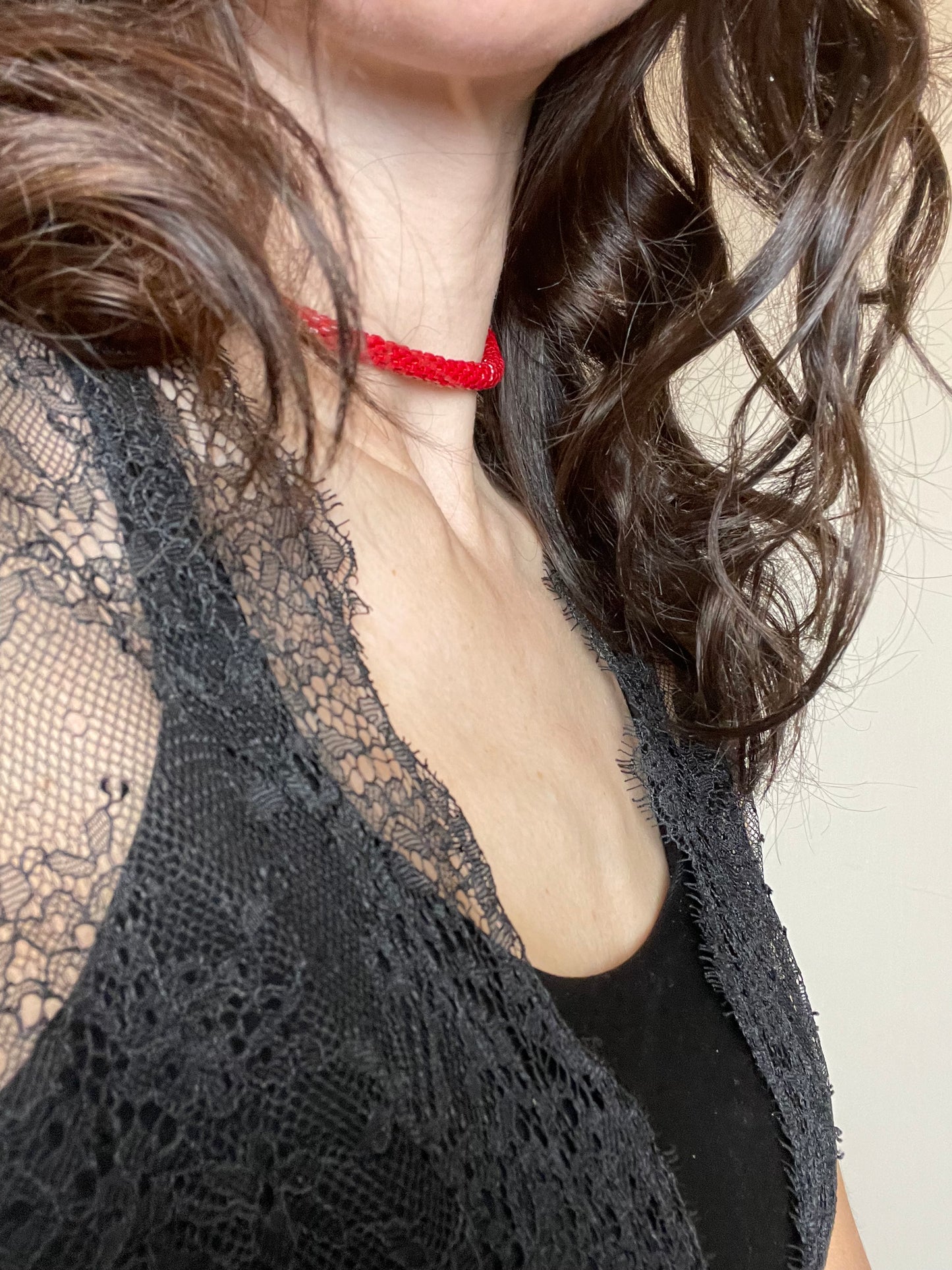 Choker that you can also wear as a bracelet
