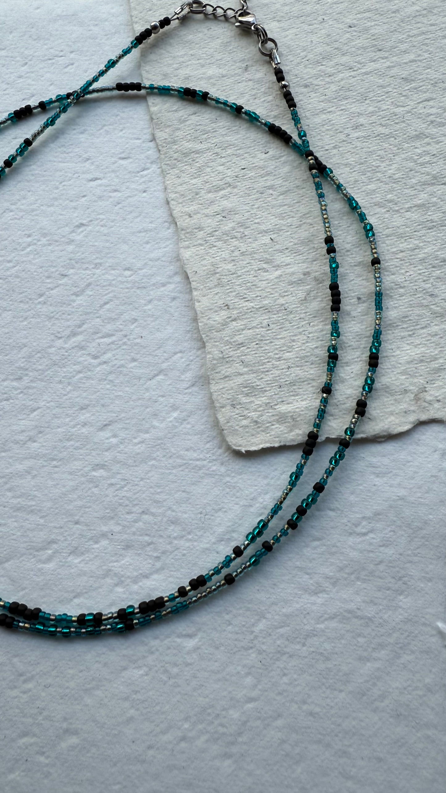 Black and Green Double choker