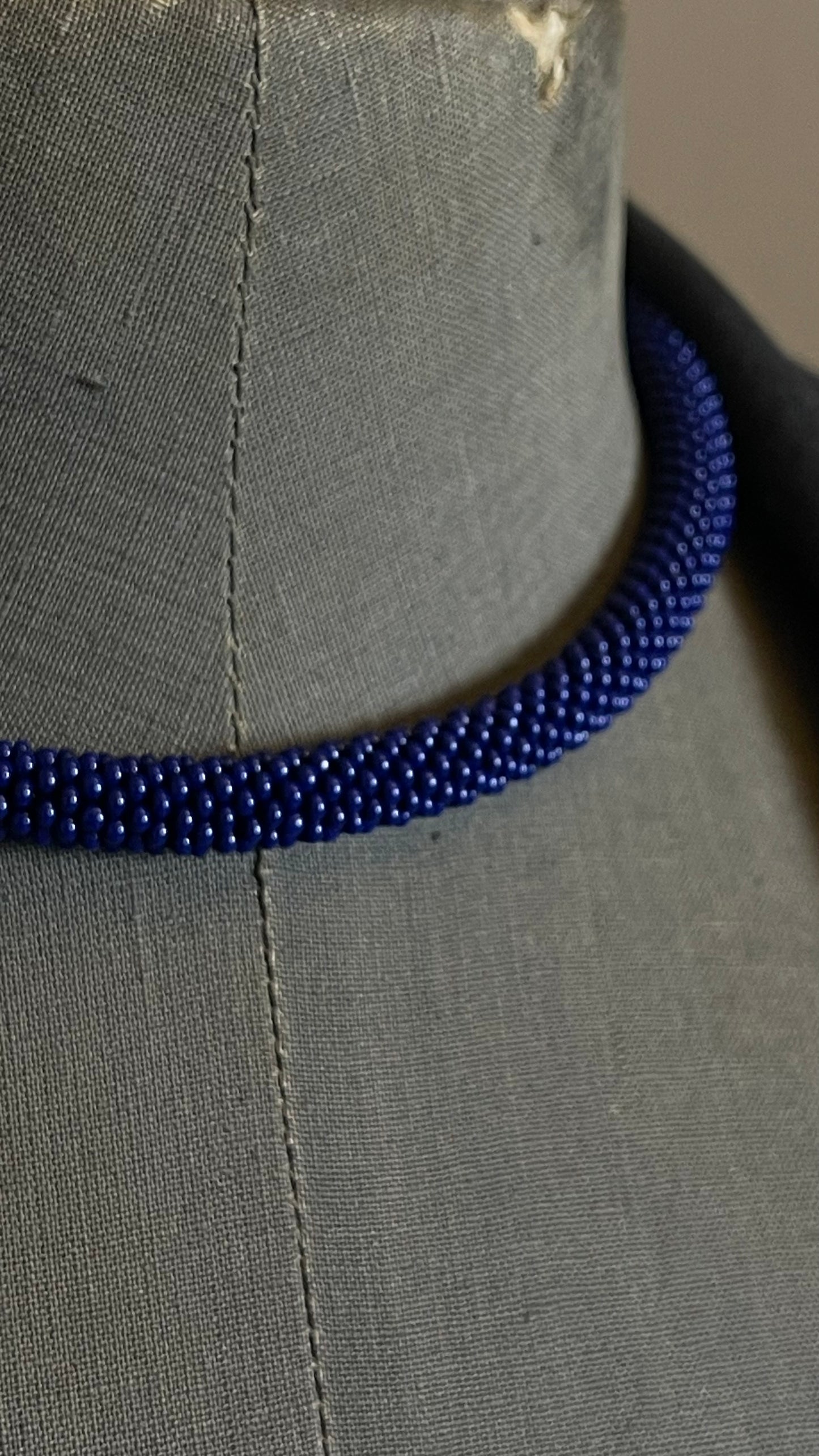 Deep Blue Choker