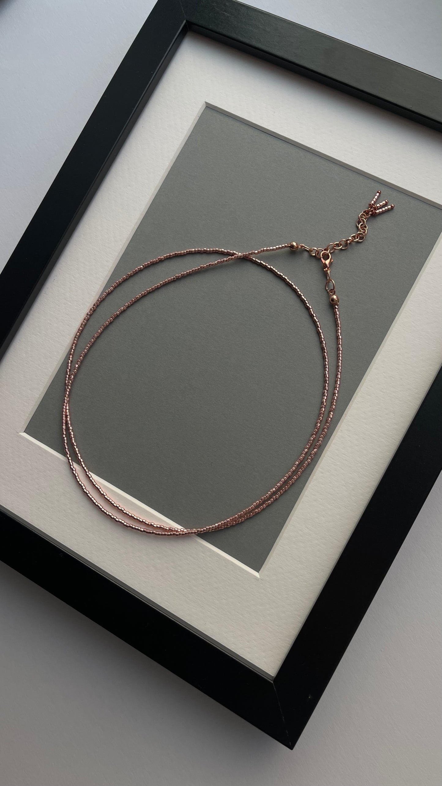 Double Rose Gold choker