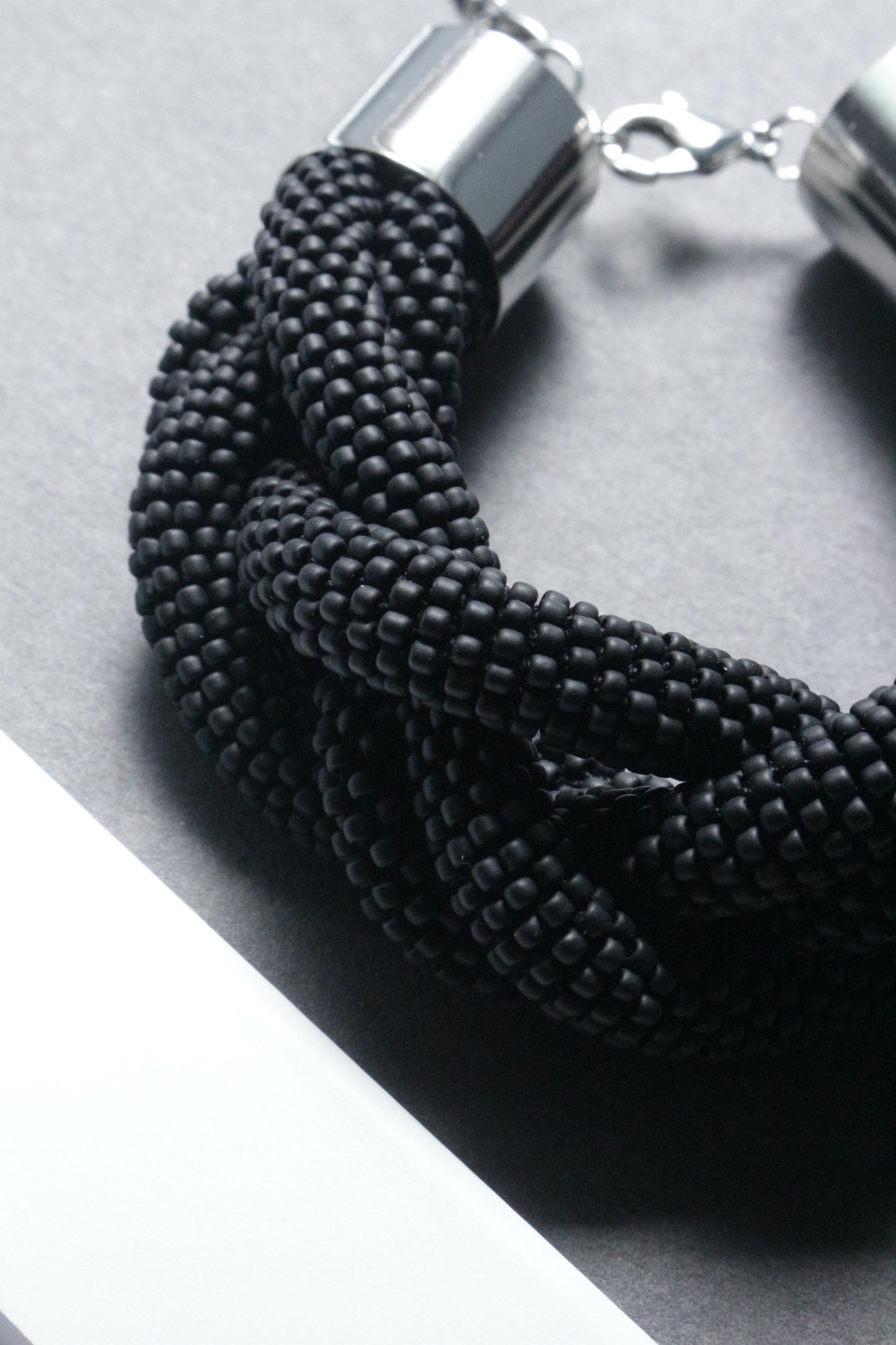 Large Braided Matt Bracelet
