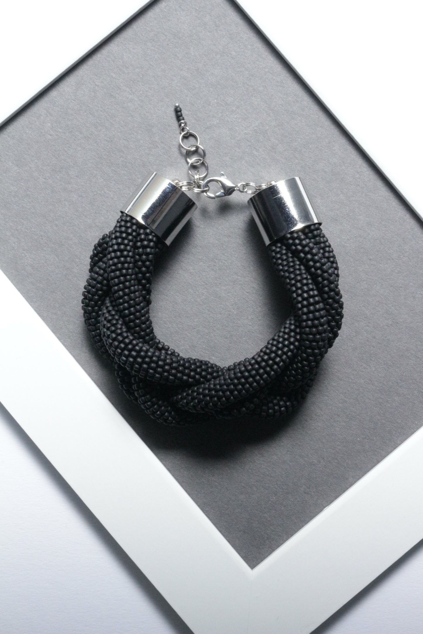 Large Braided Matt Bracelet