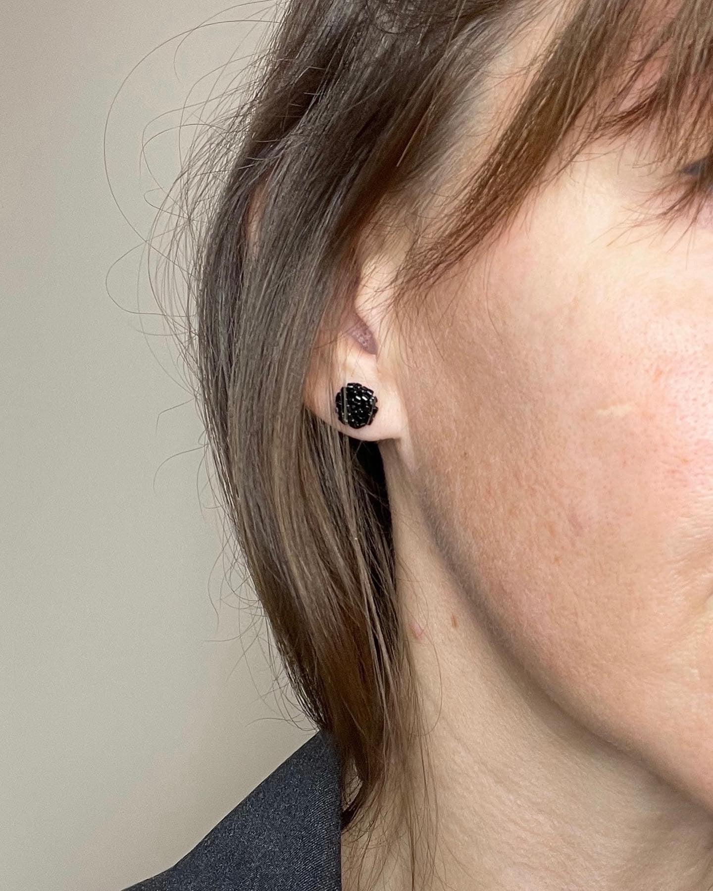 Small round earrings