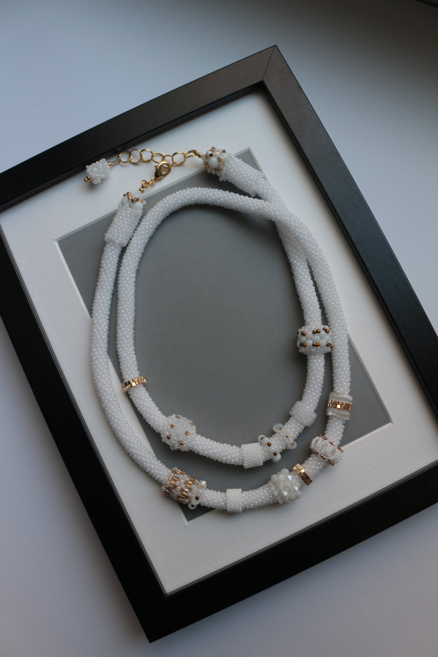 White necklace