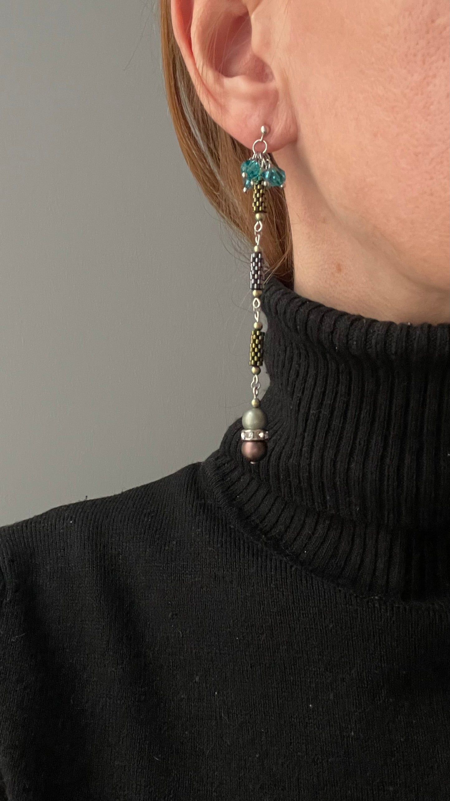 Long earrings