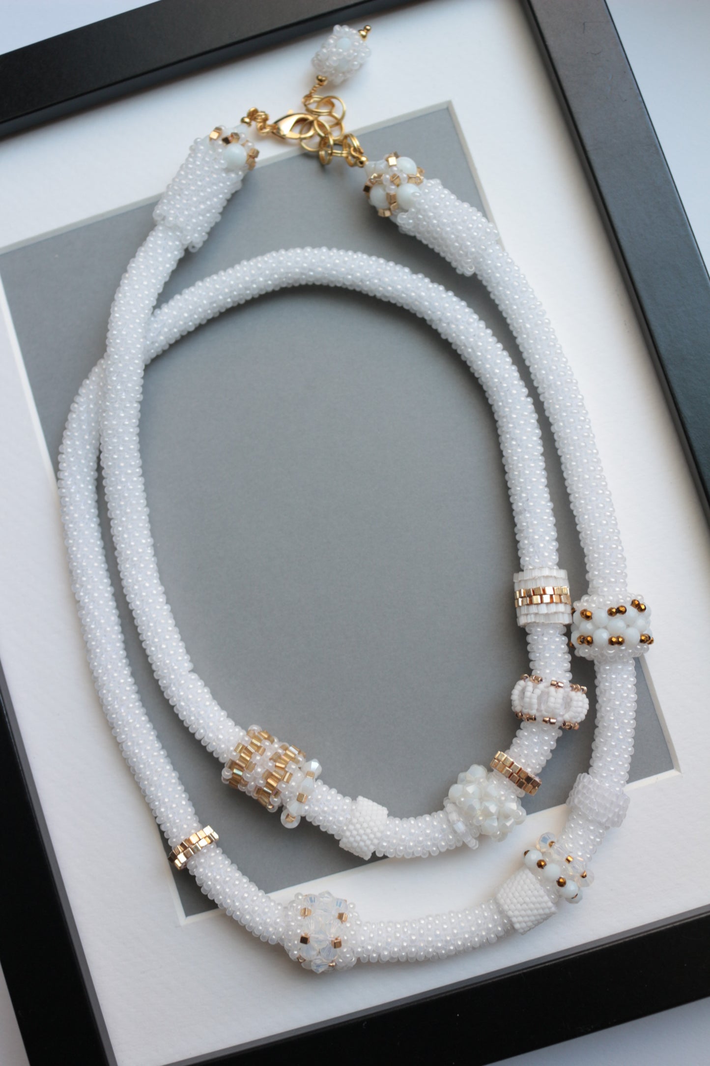 White necklace