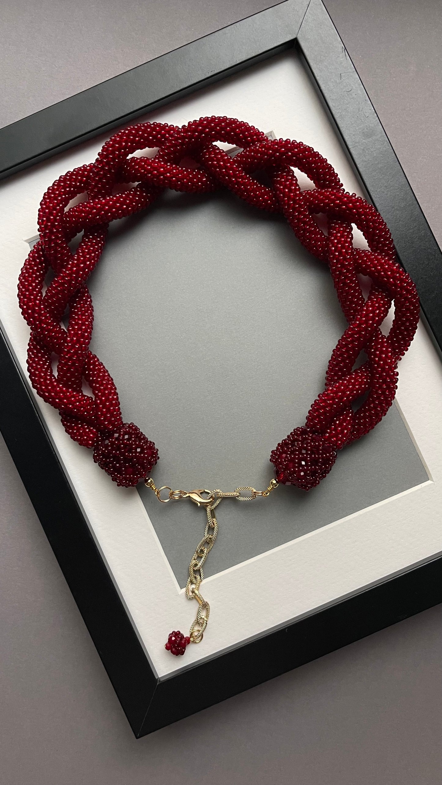 Necklace named "Berry”
