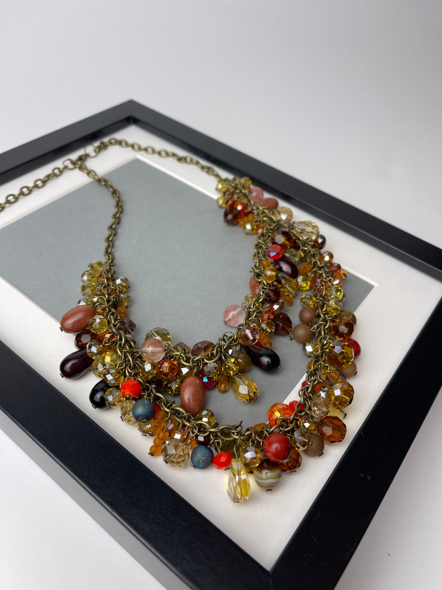 Natural stone necklace