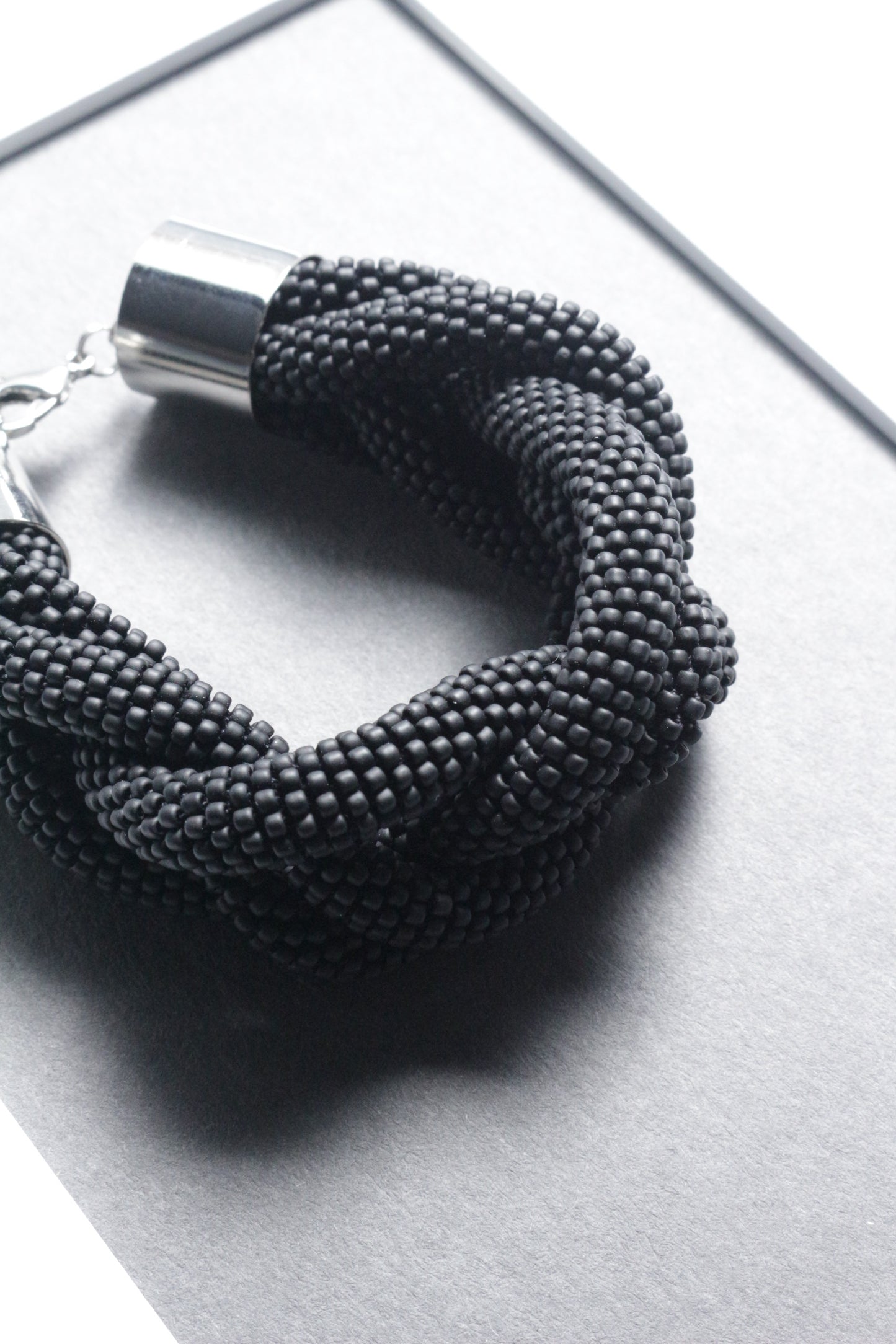Large Braided Matt Bracelet