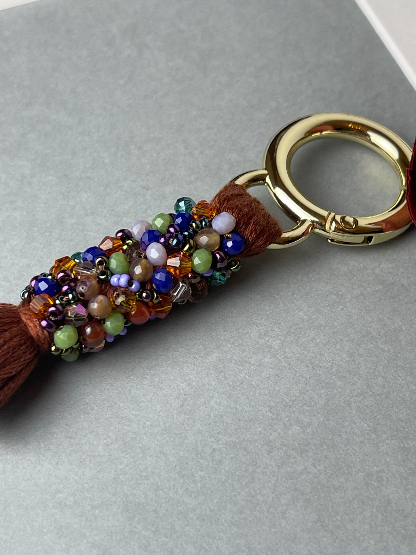 Embroidery keyring