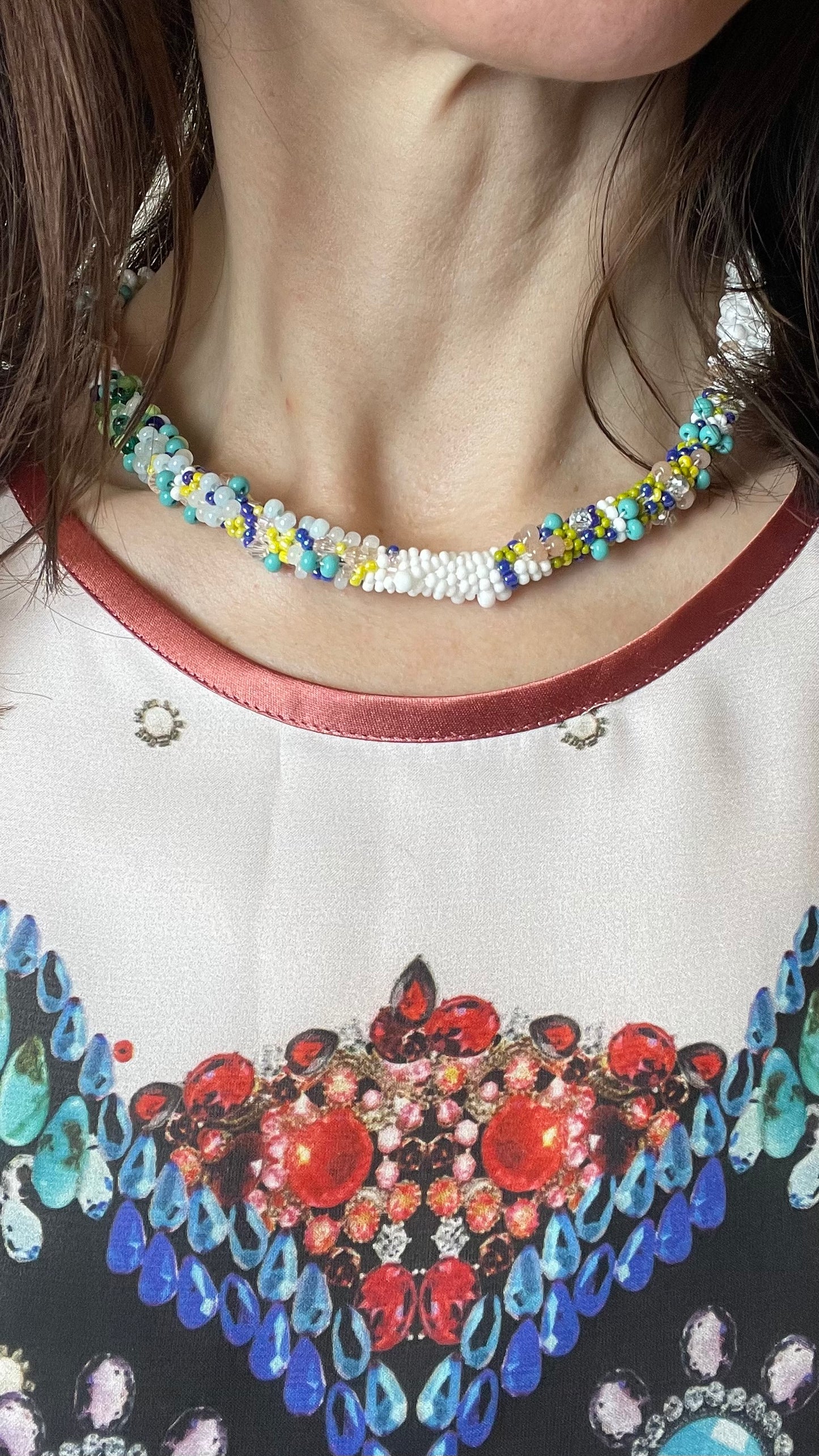 Colourful necklace