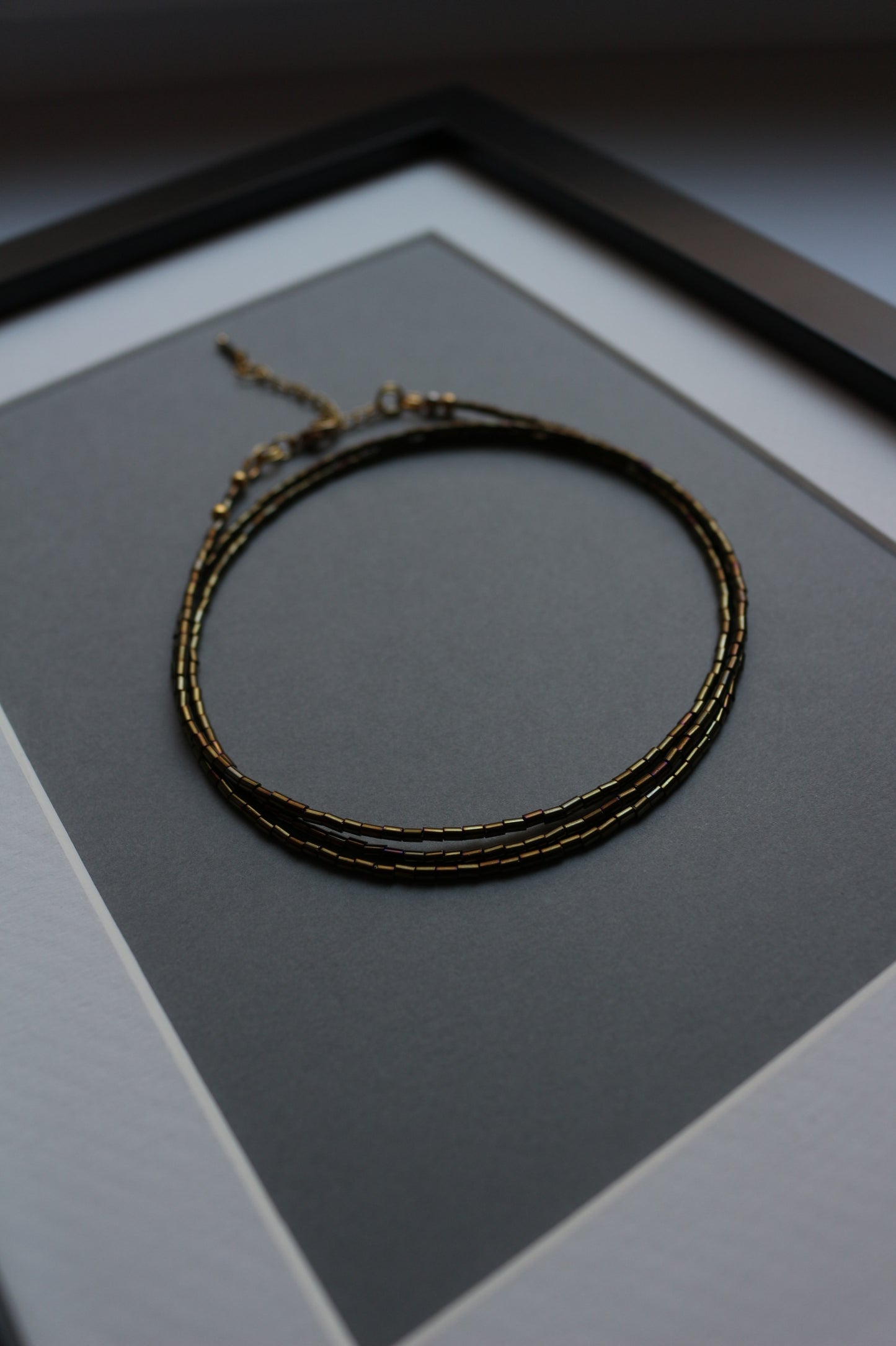 Brown Double Choker