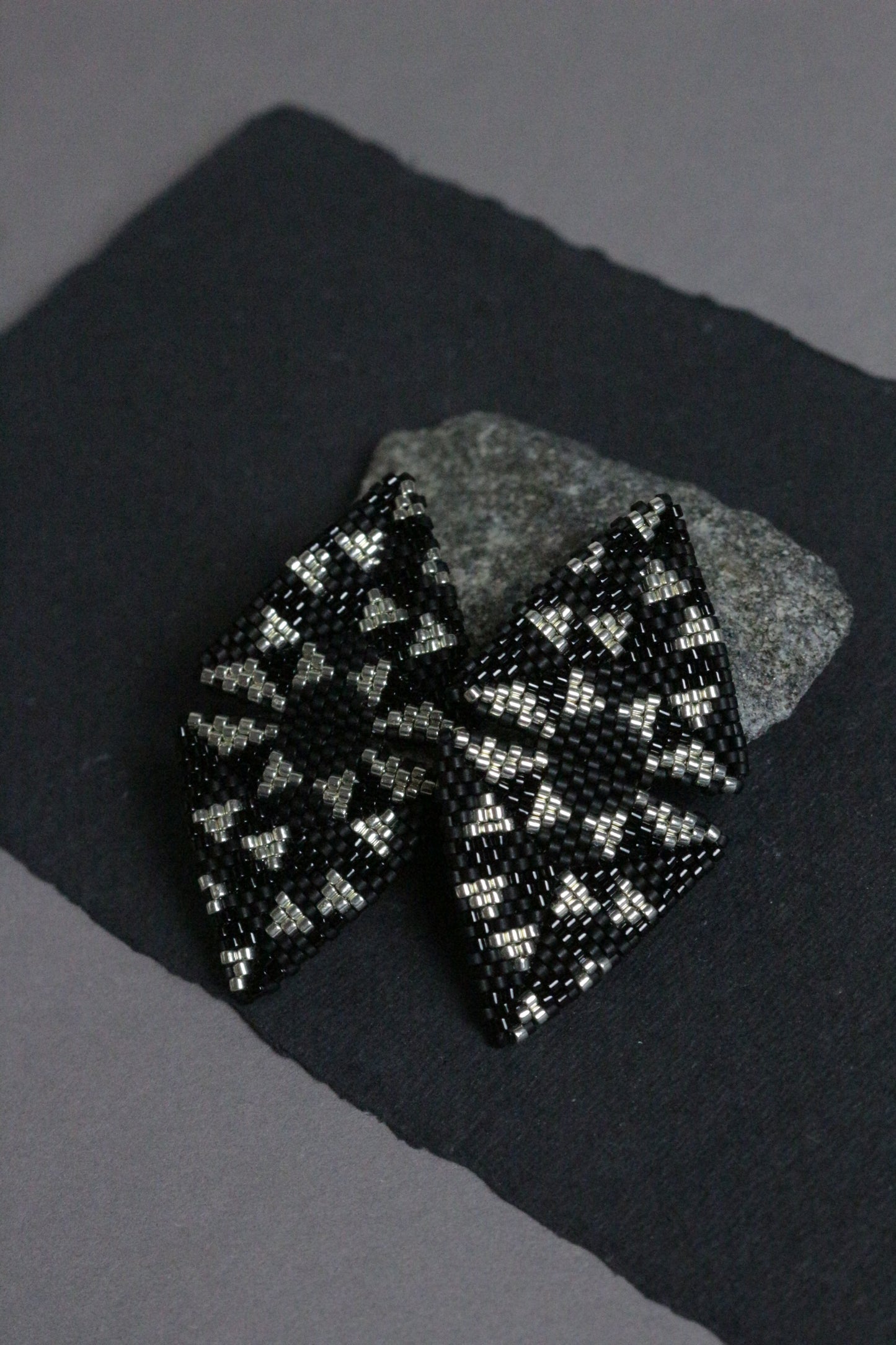 Large Triangle Geometric  earrings