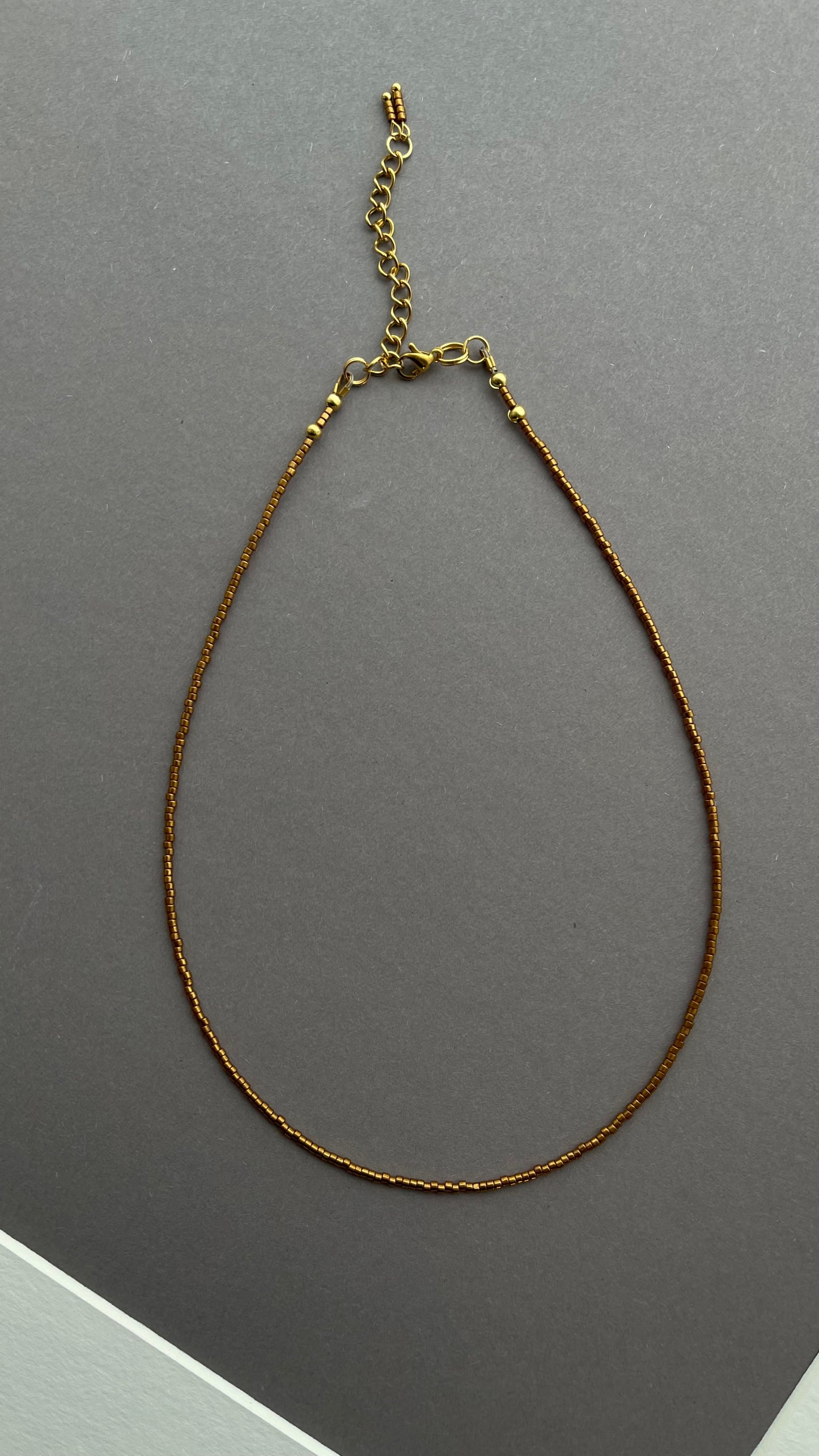 Every day bronze double choker
