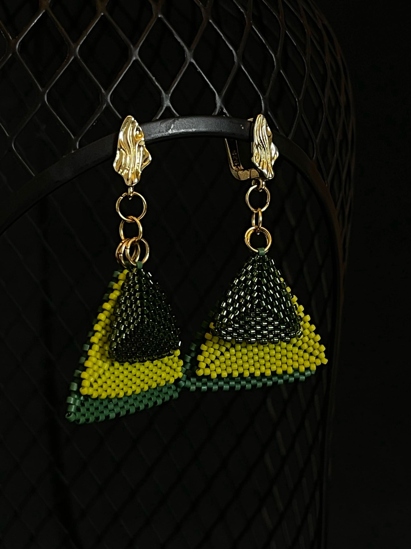 Triangle earrings