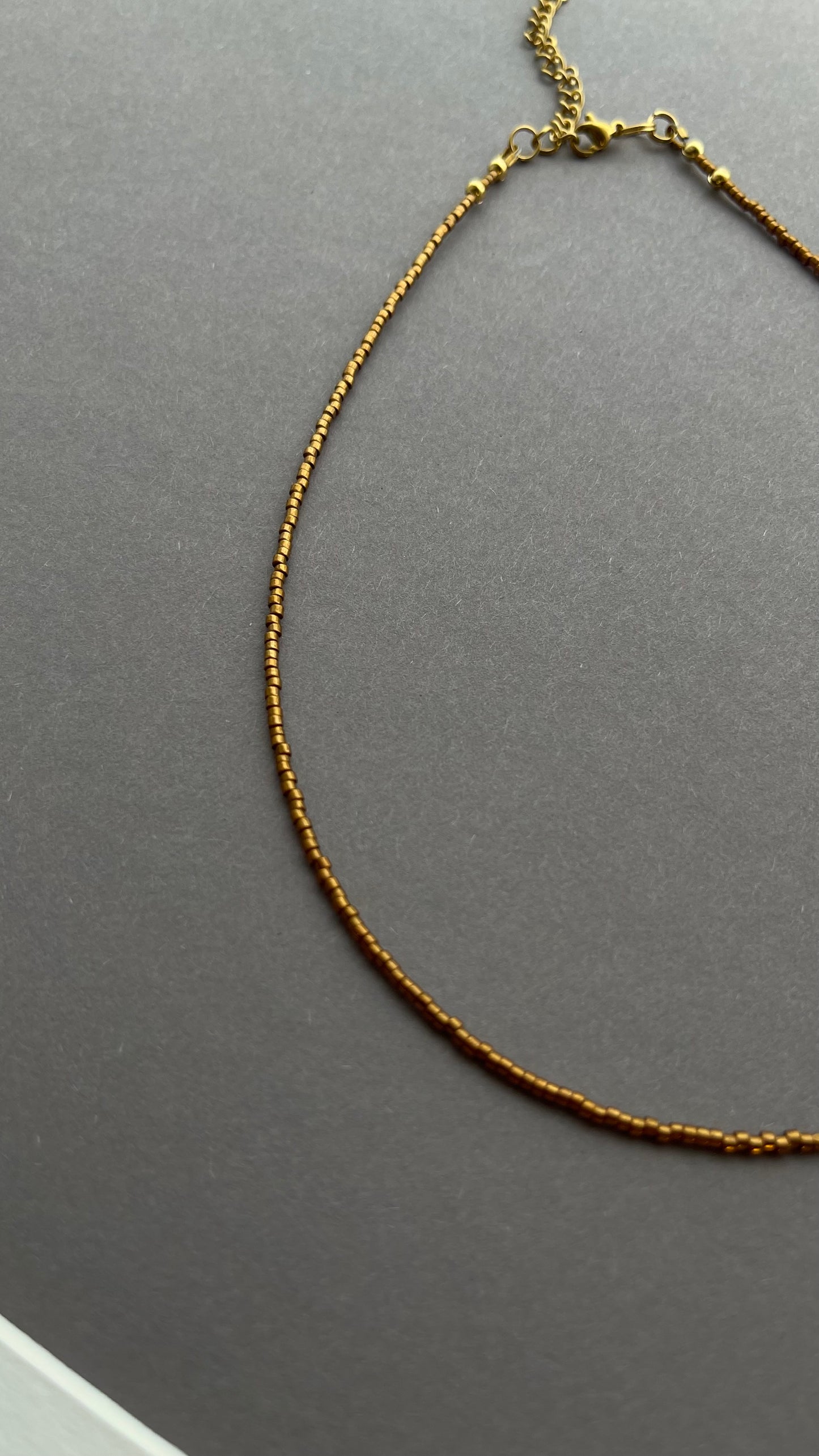 Every day bronze double choker