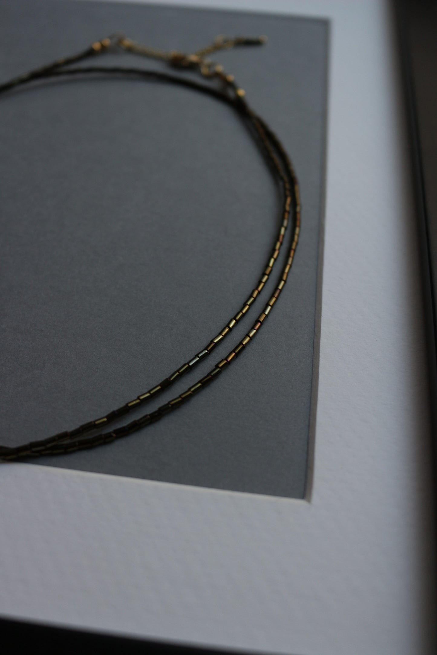 Brown Double Choker