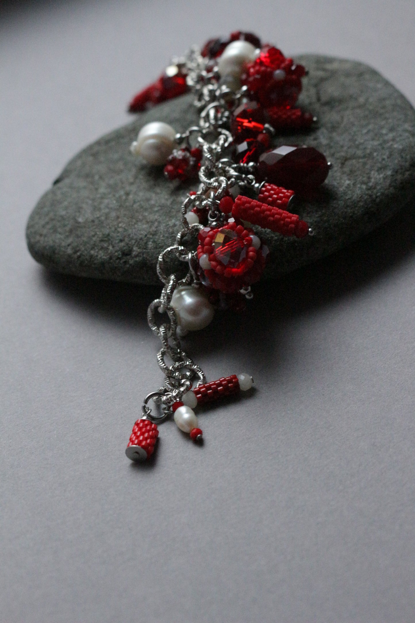 Red Pendant bracelet