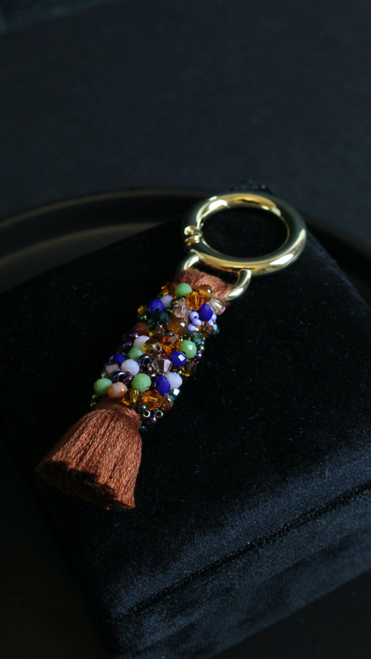 Embroidery keyring