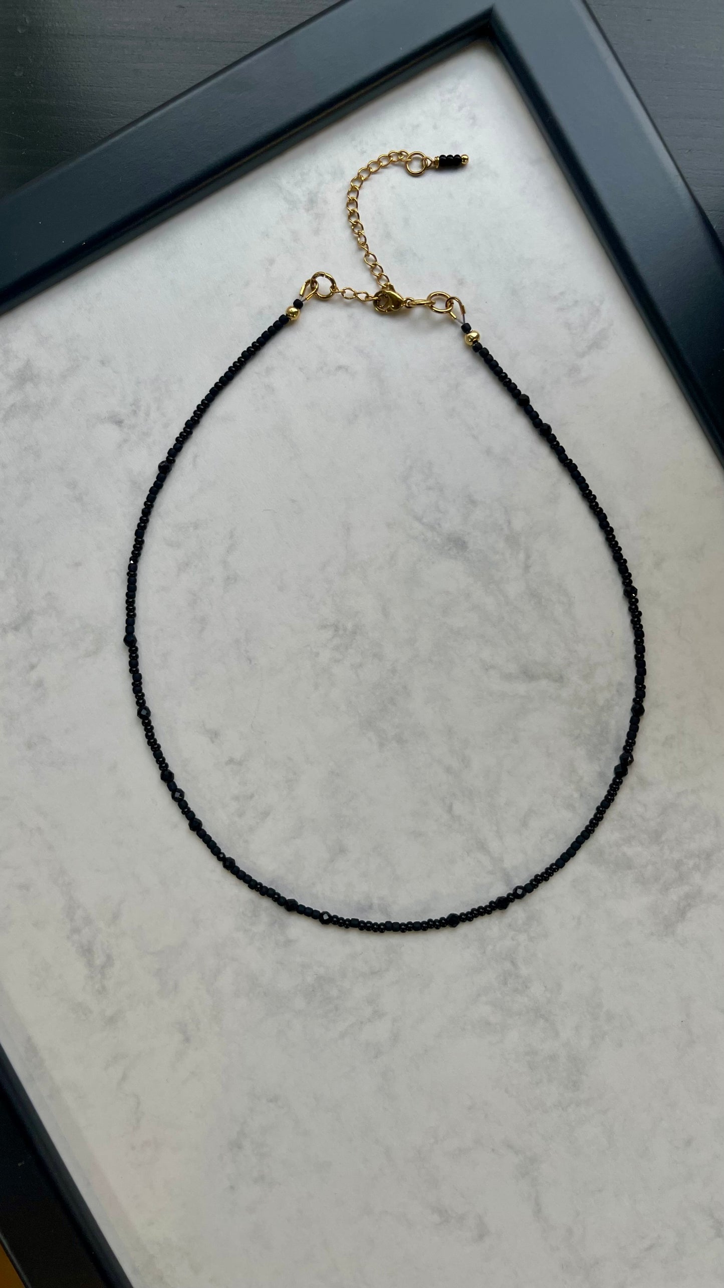 Black every day choker