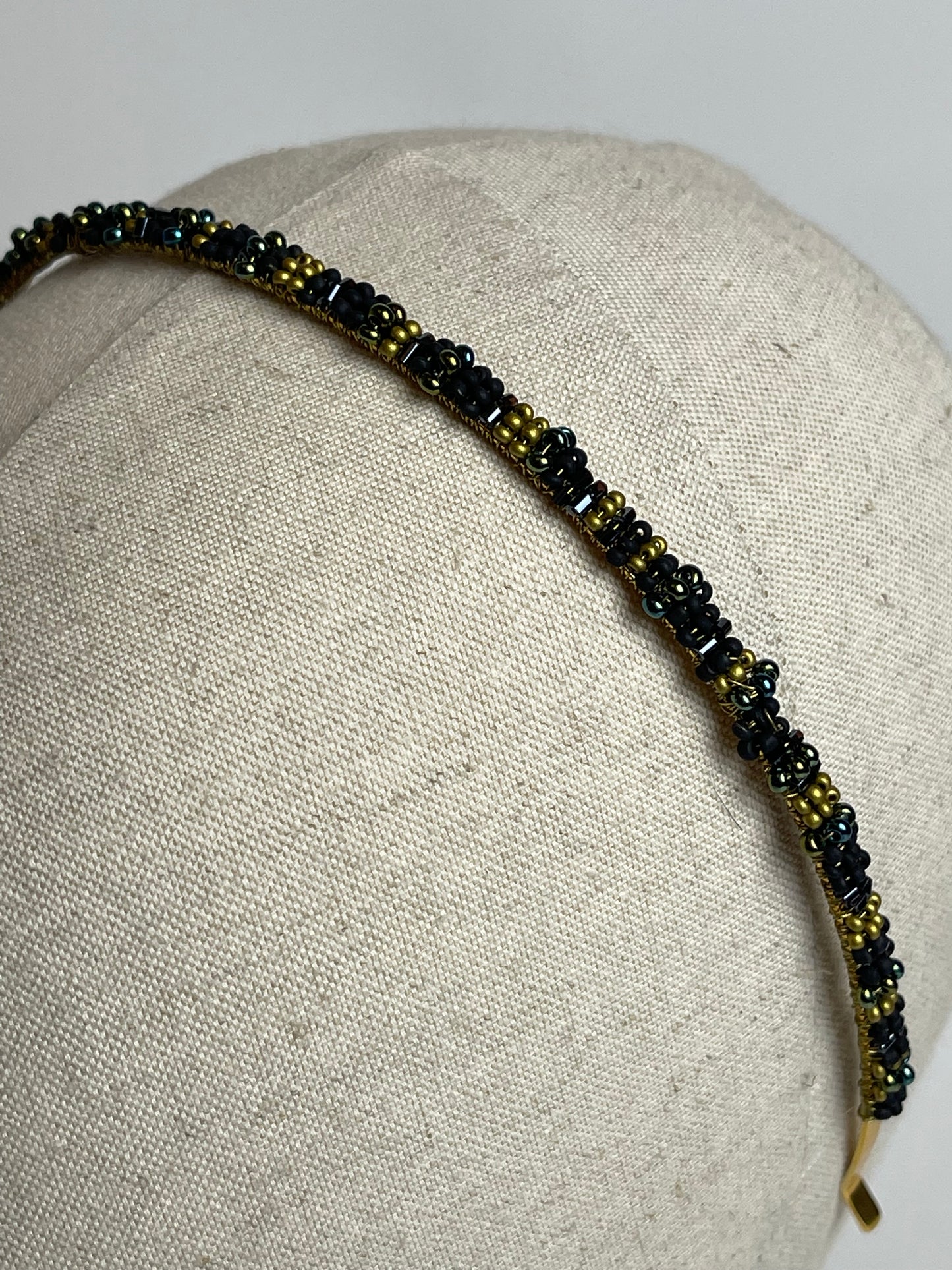 Black and Gold colour Hair band