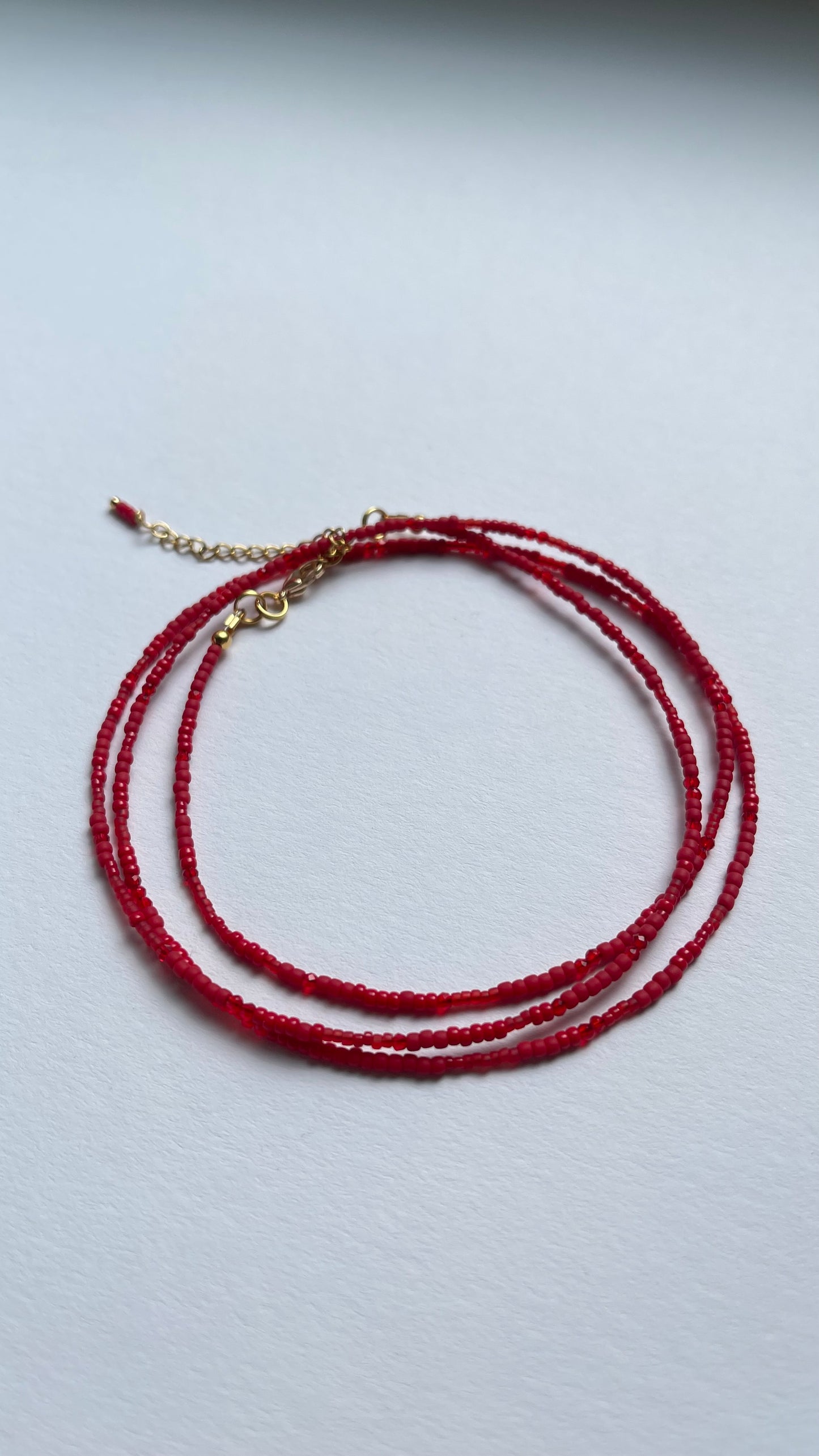 Double red choker