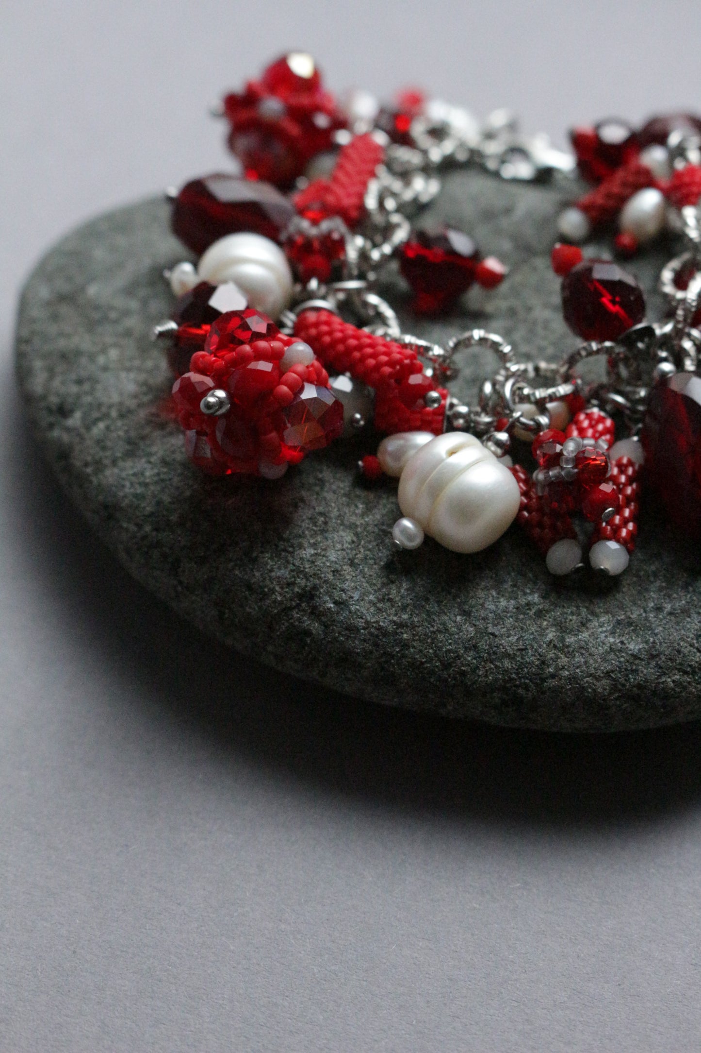 Red Pendant bracelet