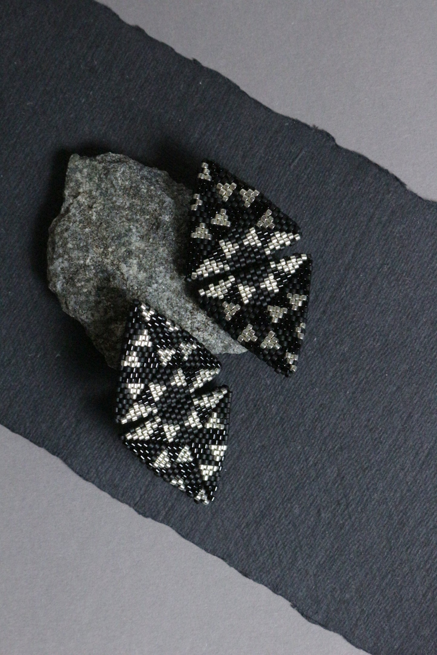 Large Triangle Geometric  earrings