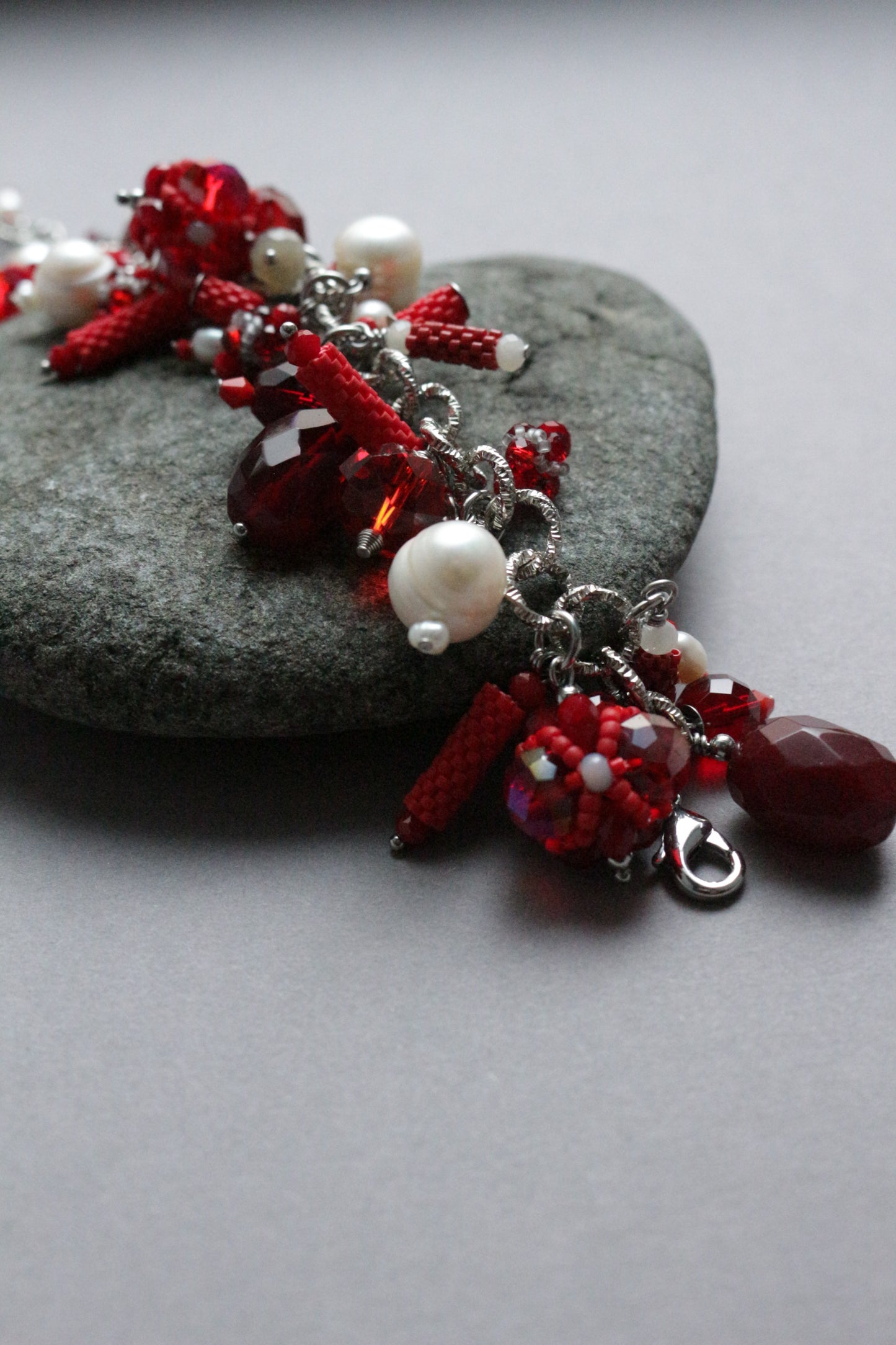 Red Pendant bracelet