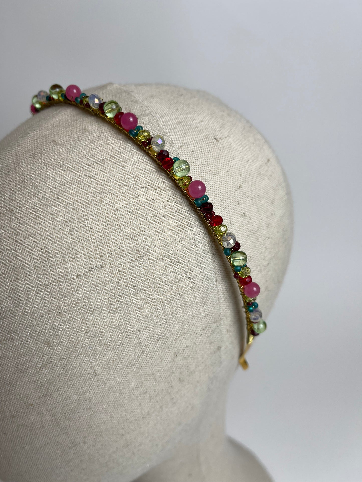 Pink, Green Hair band