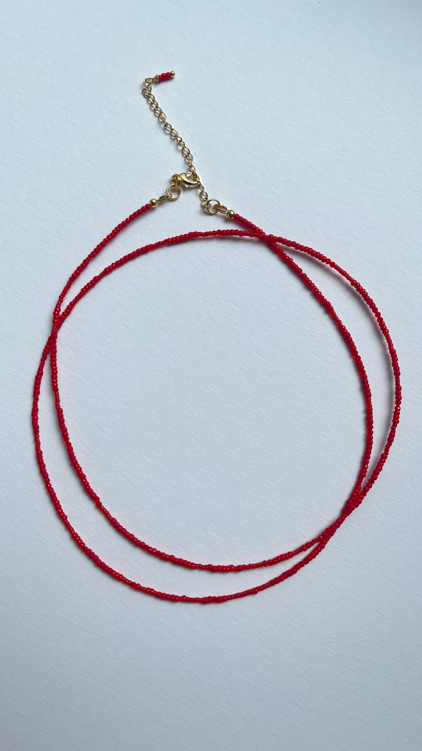 Double red choker