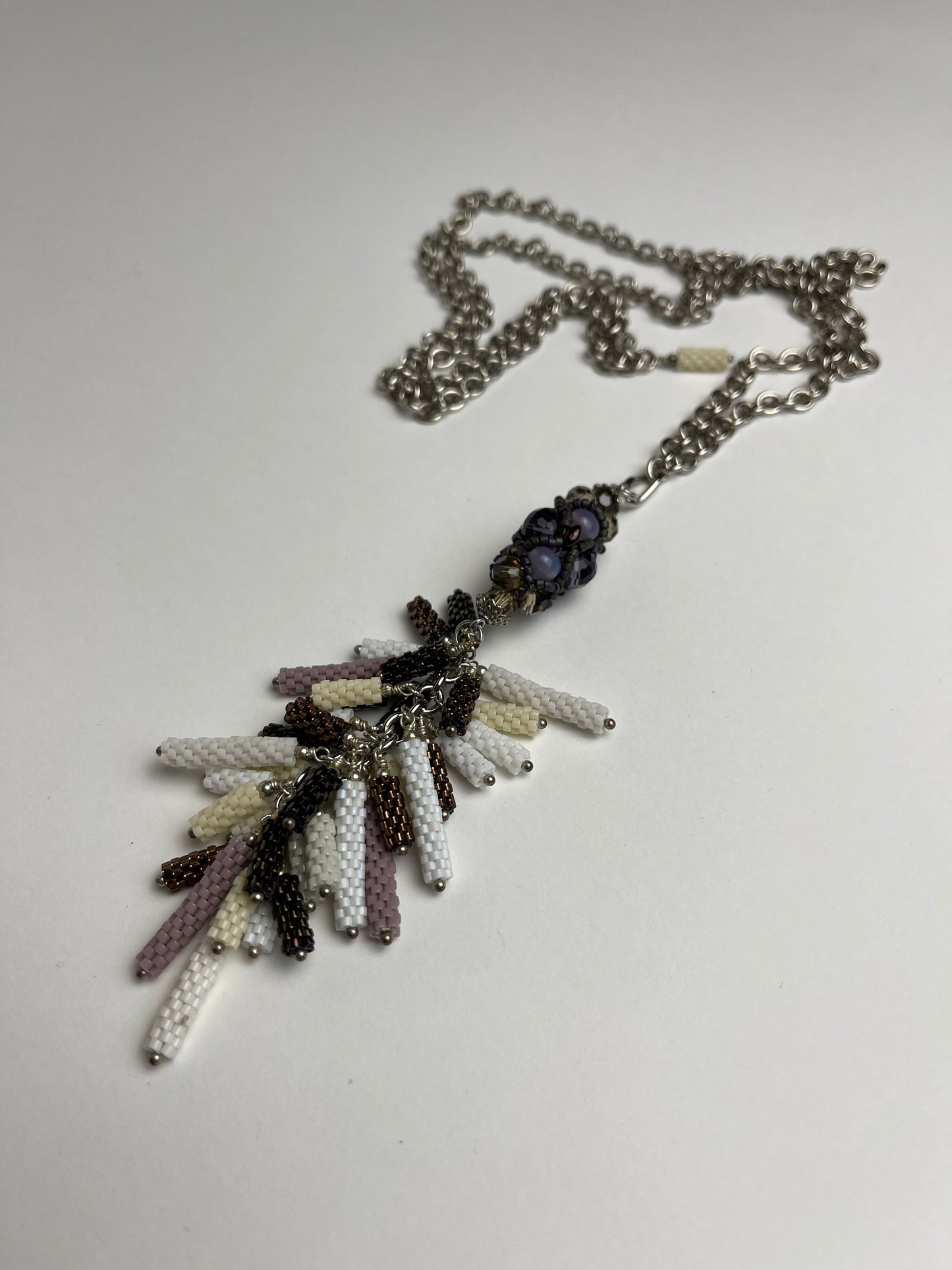 Long Necklace with beaded elements