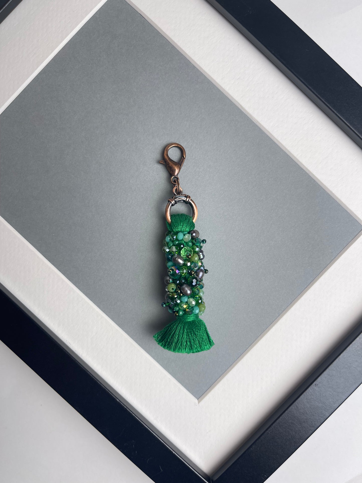 Embroidered keyring