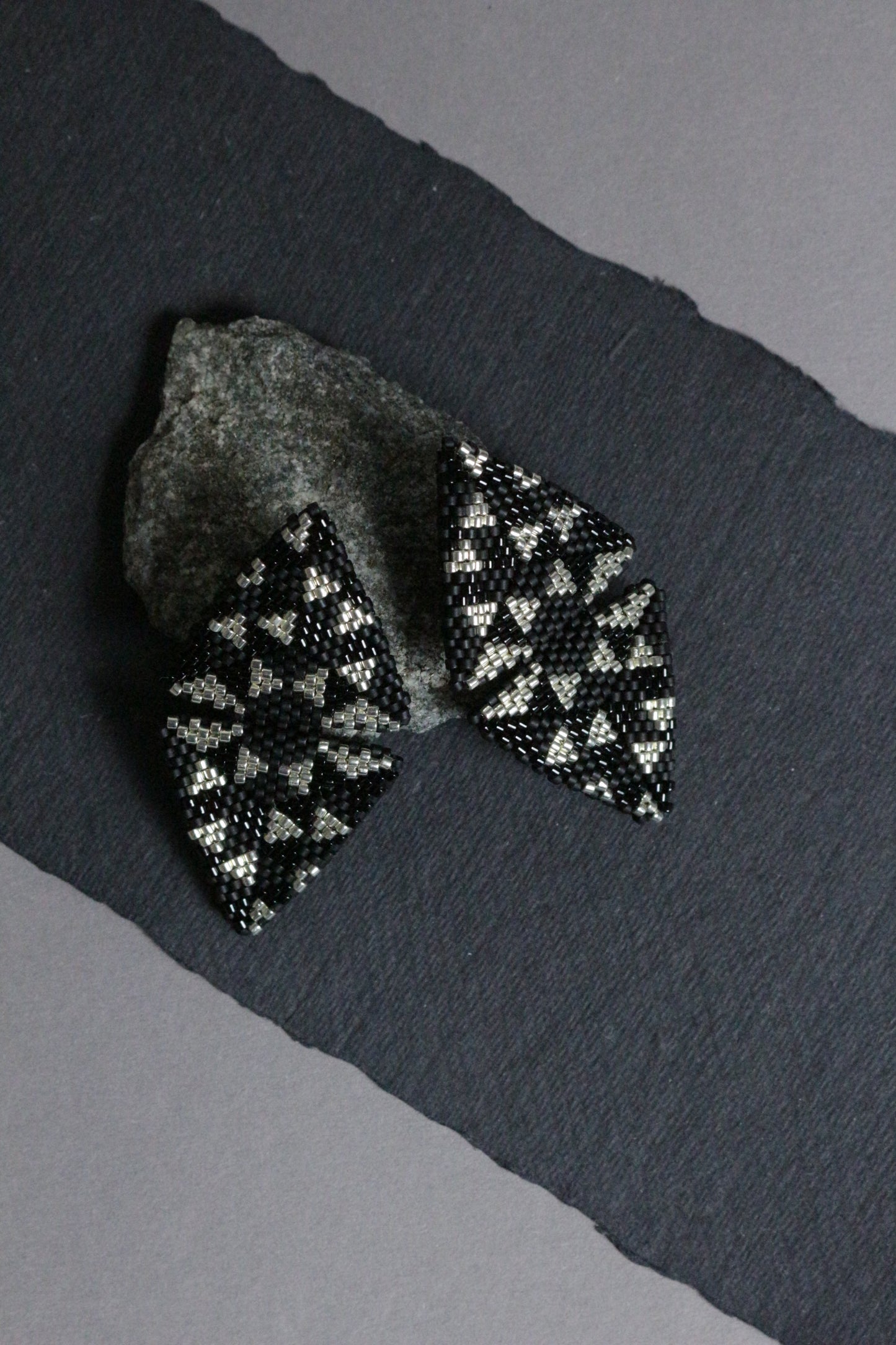 Large Triangle Geometric  earrings