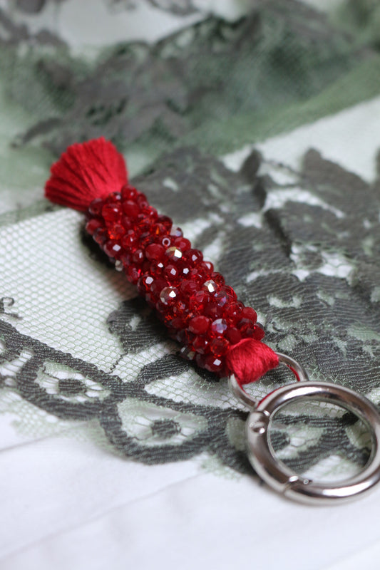 Embroidered keyring