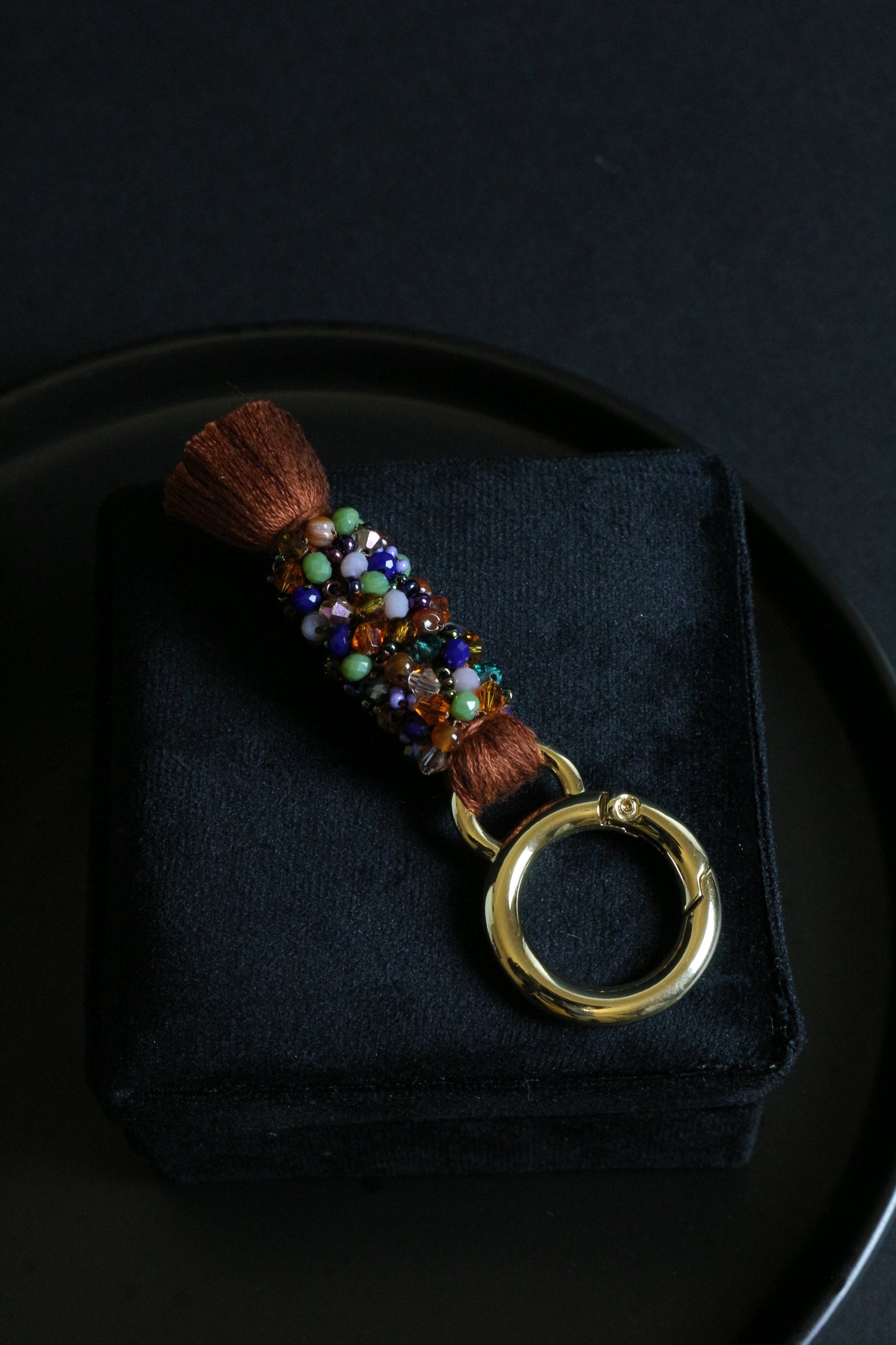 Embroidery keyring