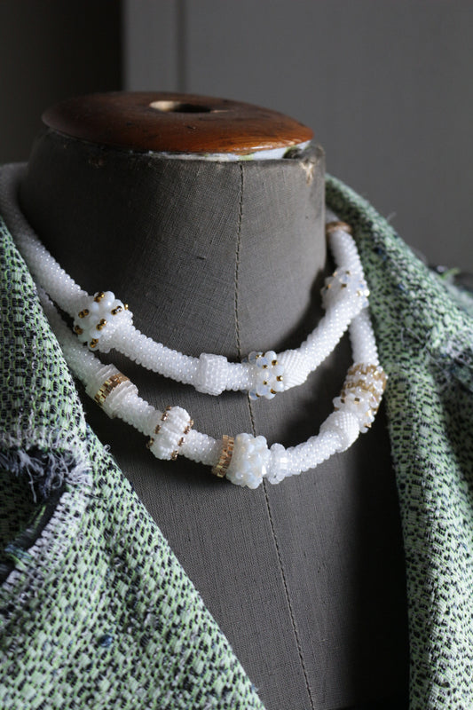 White necklace