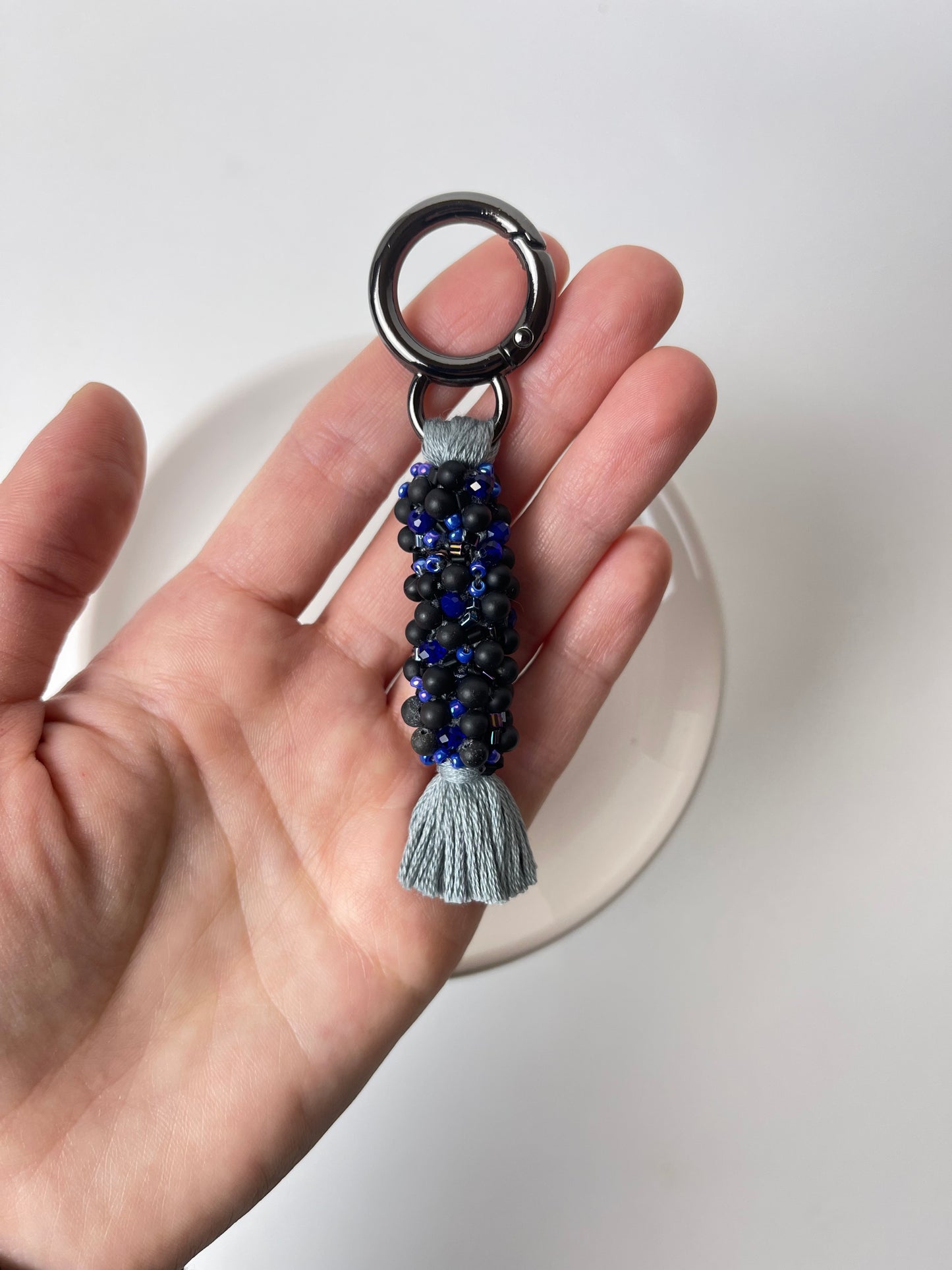 Embroidered keyring