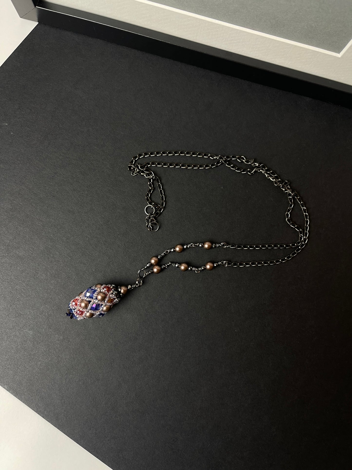 Necklace with beaded element