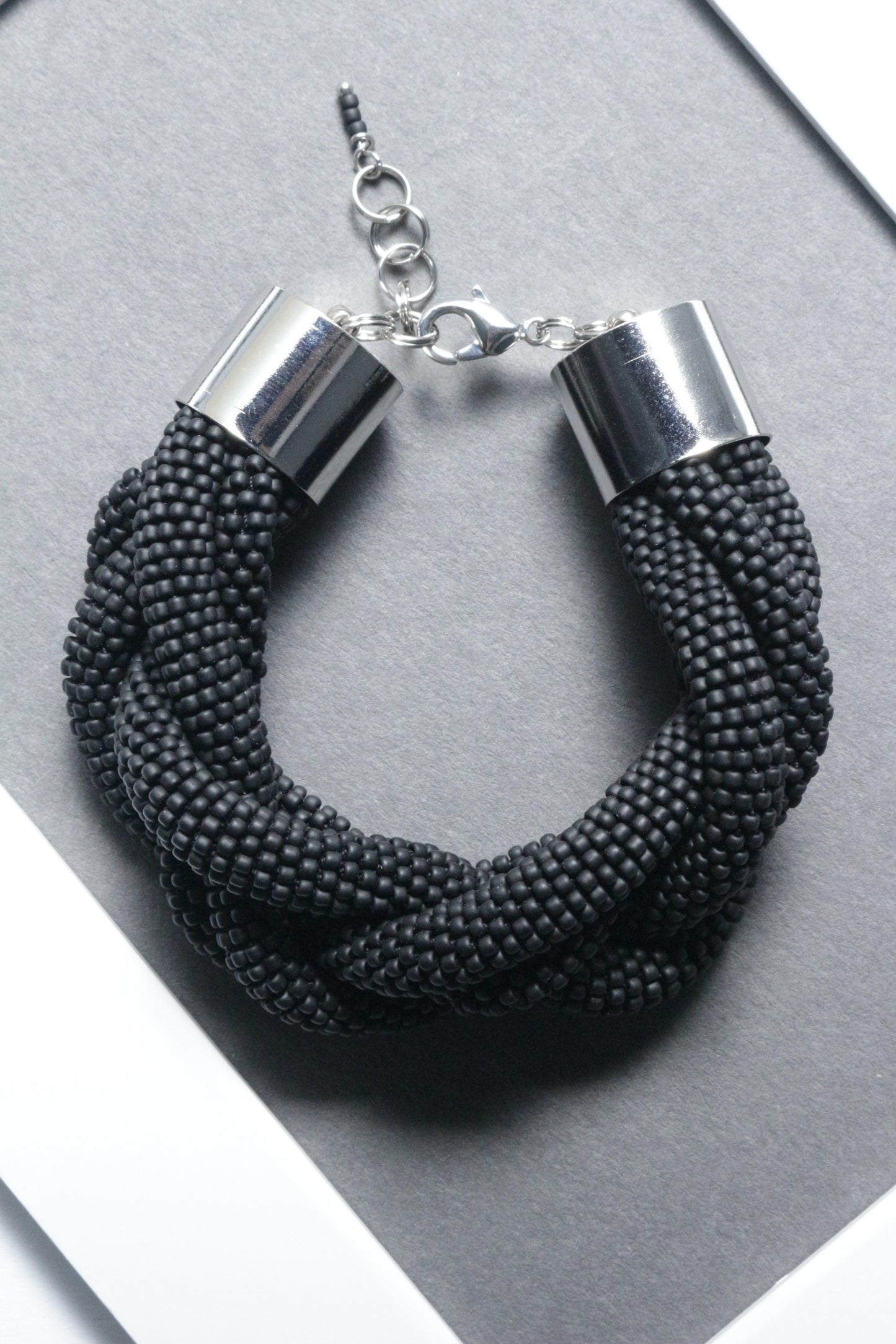 Large Braided Matt Bracelet
