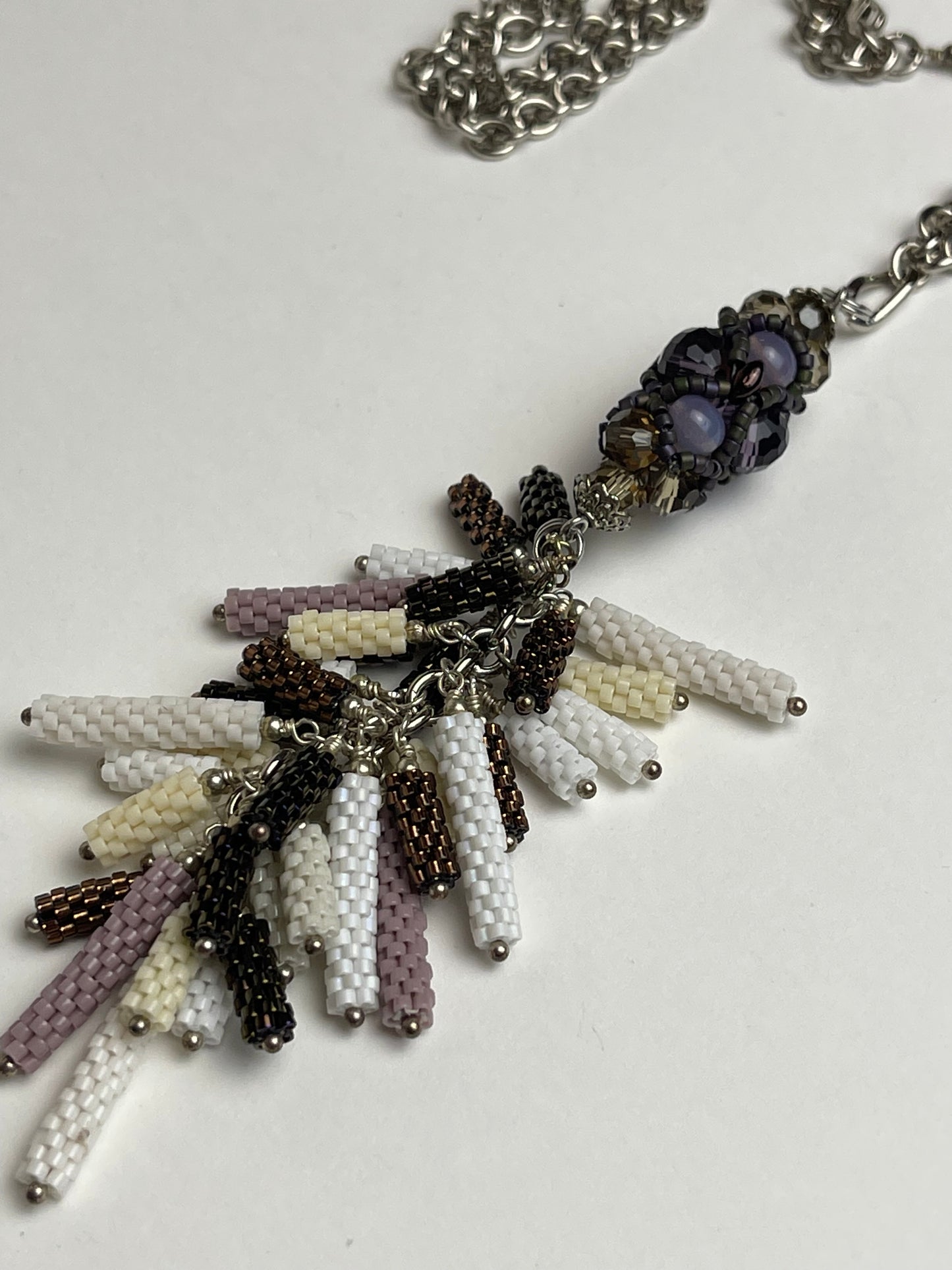 Long Necklace with beaded elements